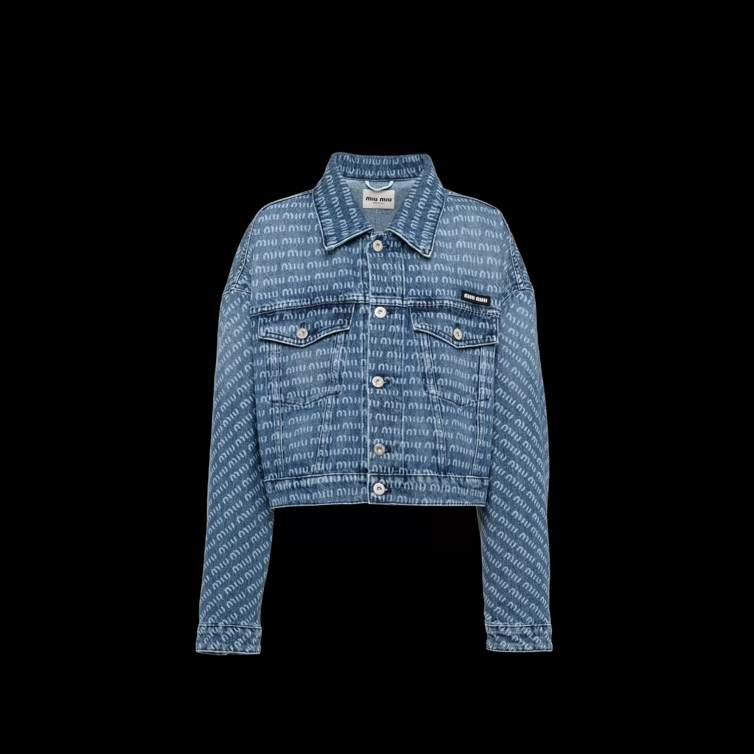 Miu Miu Denim Blouson Jacket |