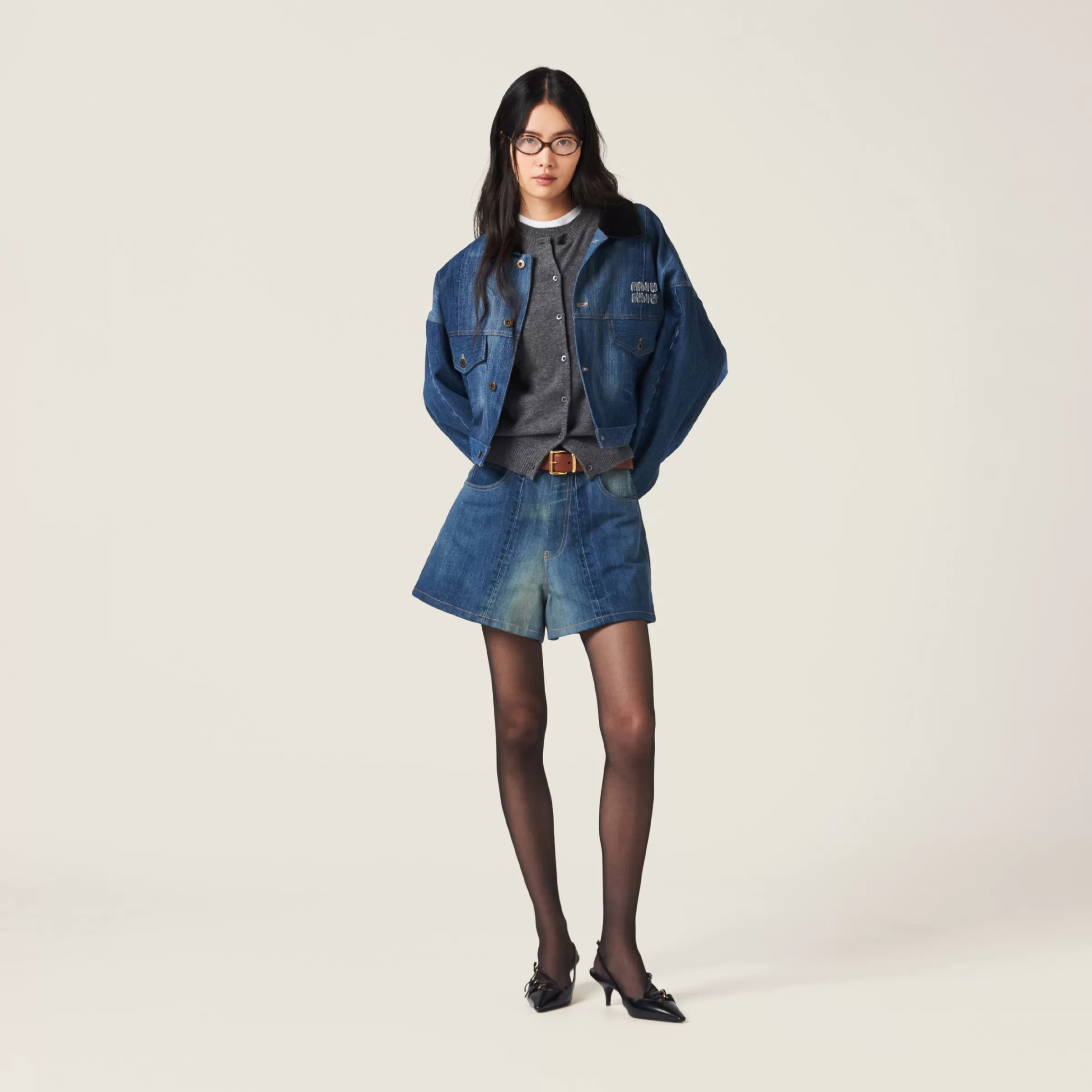 Miu Miu Denim Shorts |