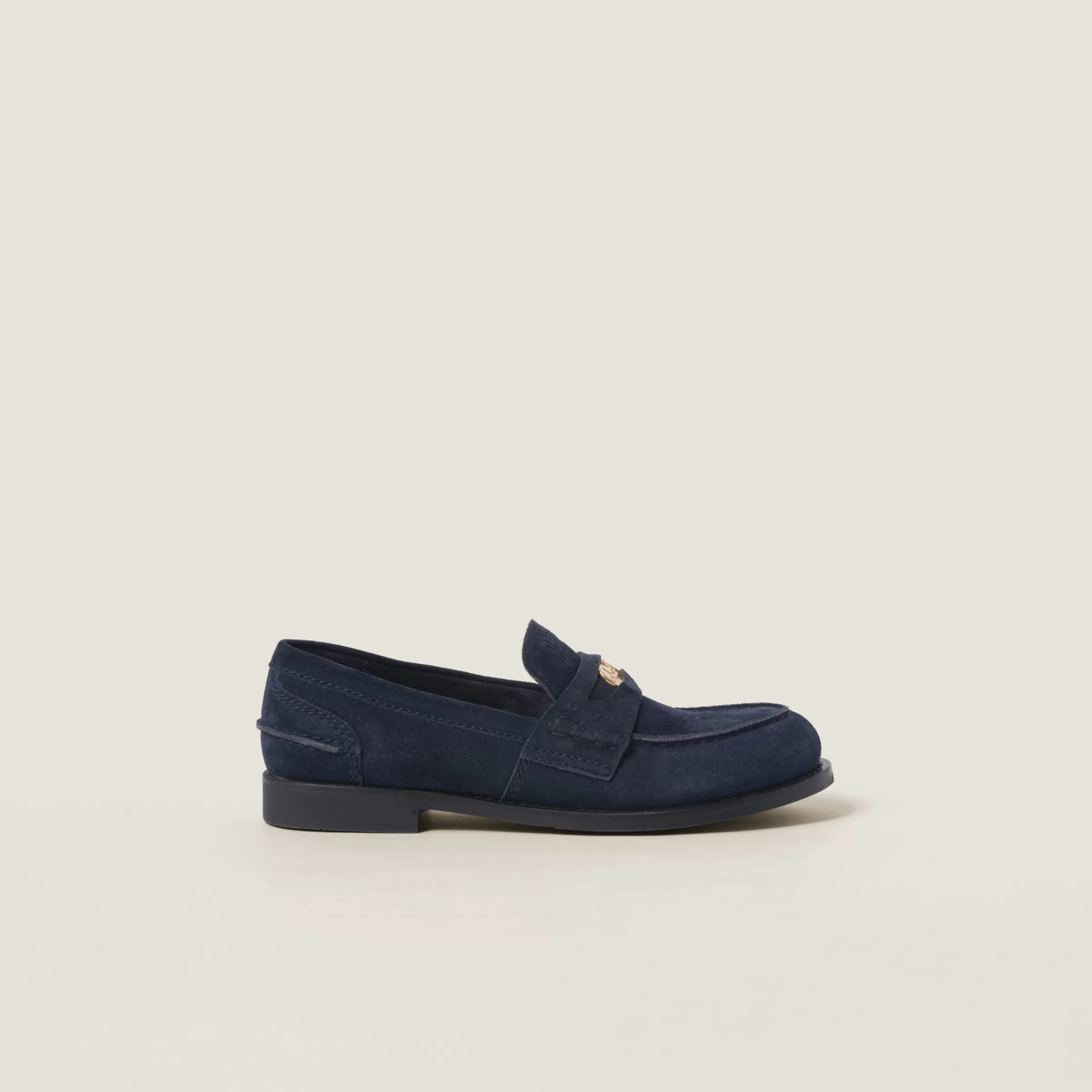 Miu Miu Faded Suede Loafers |
