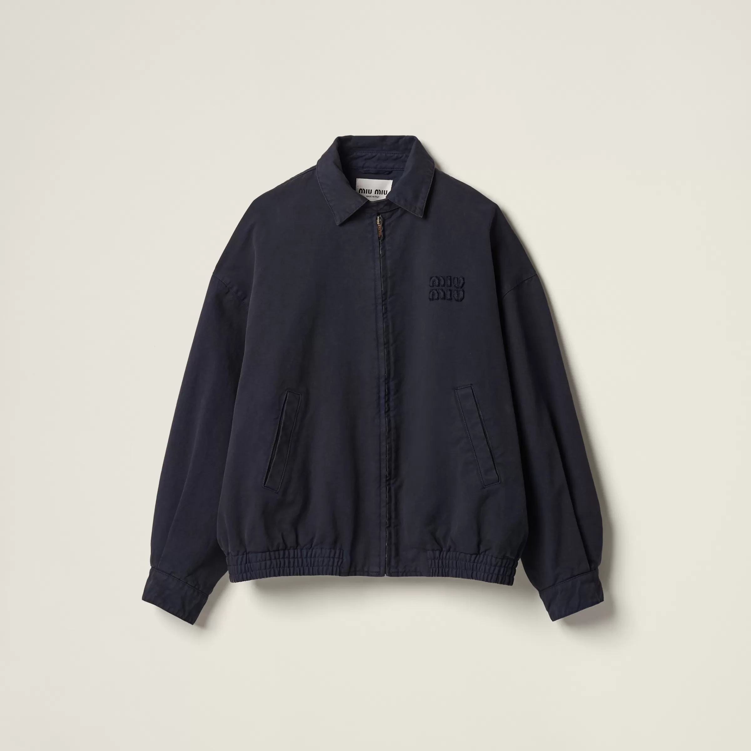 Miu Miu Gabardine Blouson Jacket |