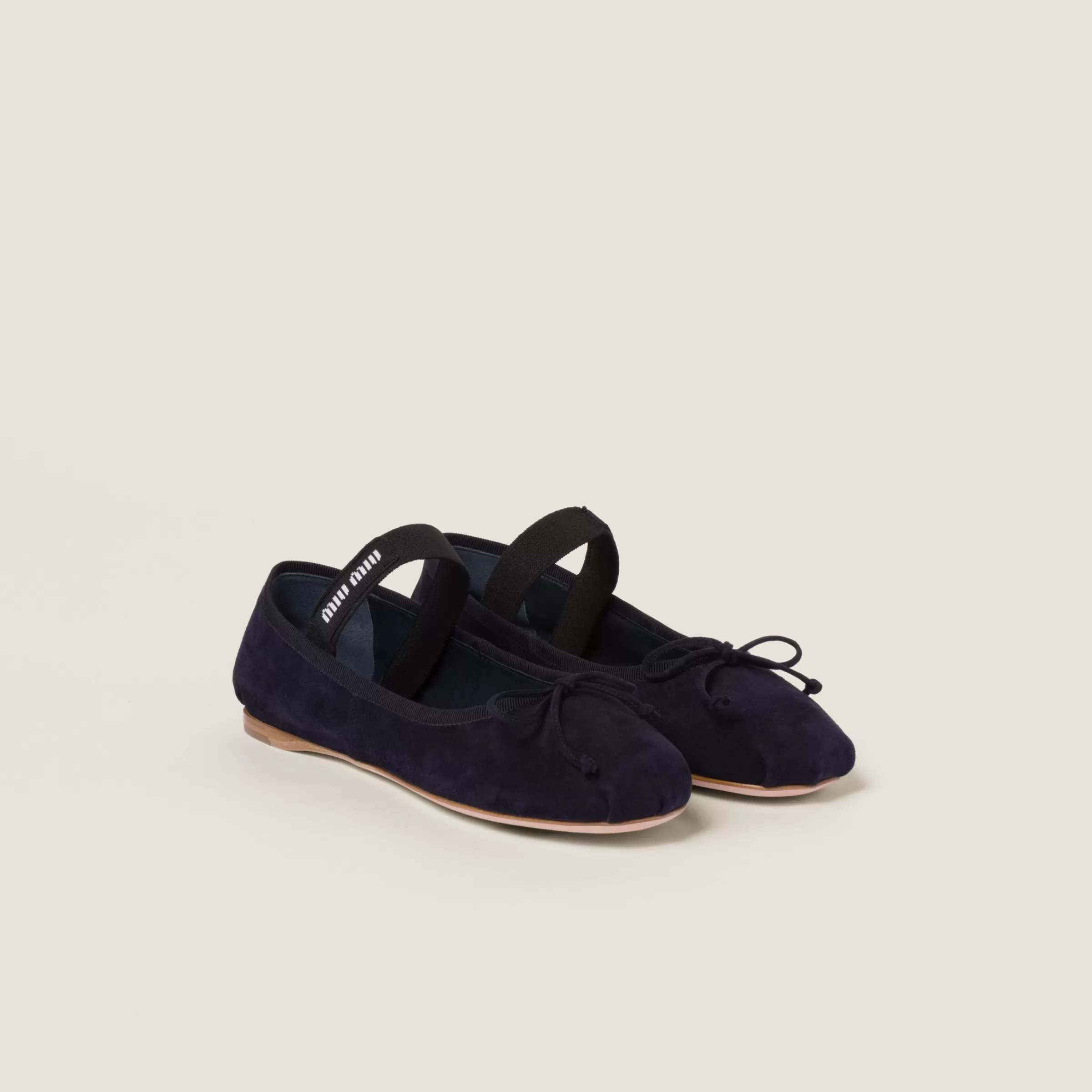 Miu Miu Suede Ballerinas |