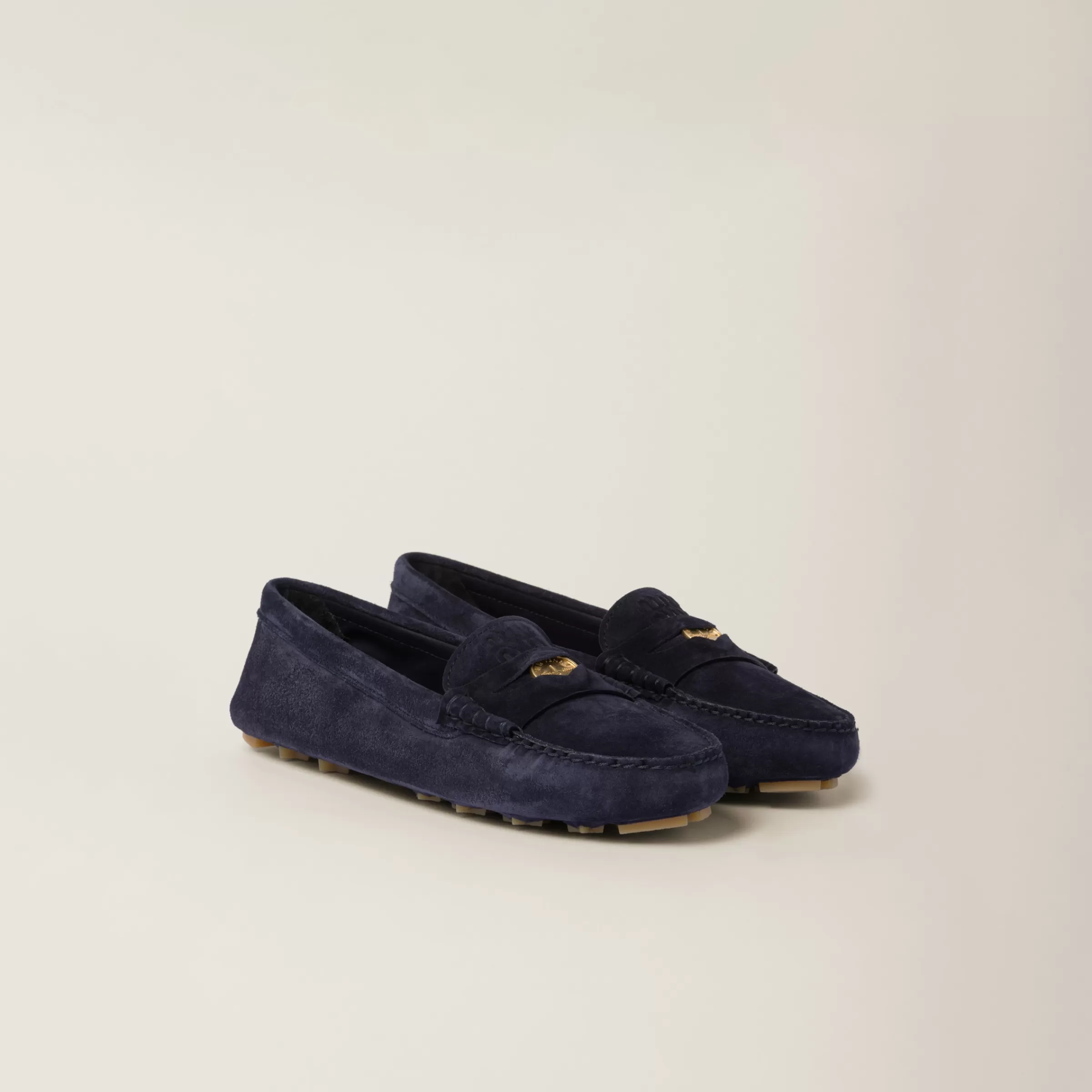 Miu Miu Suede Driving Shoes |