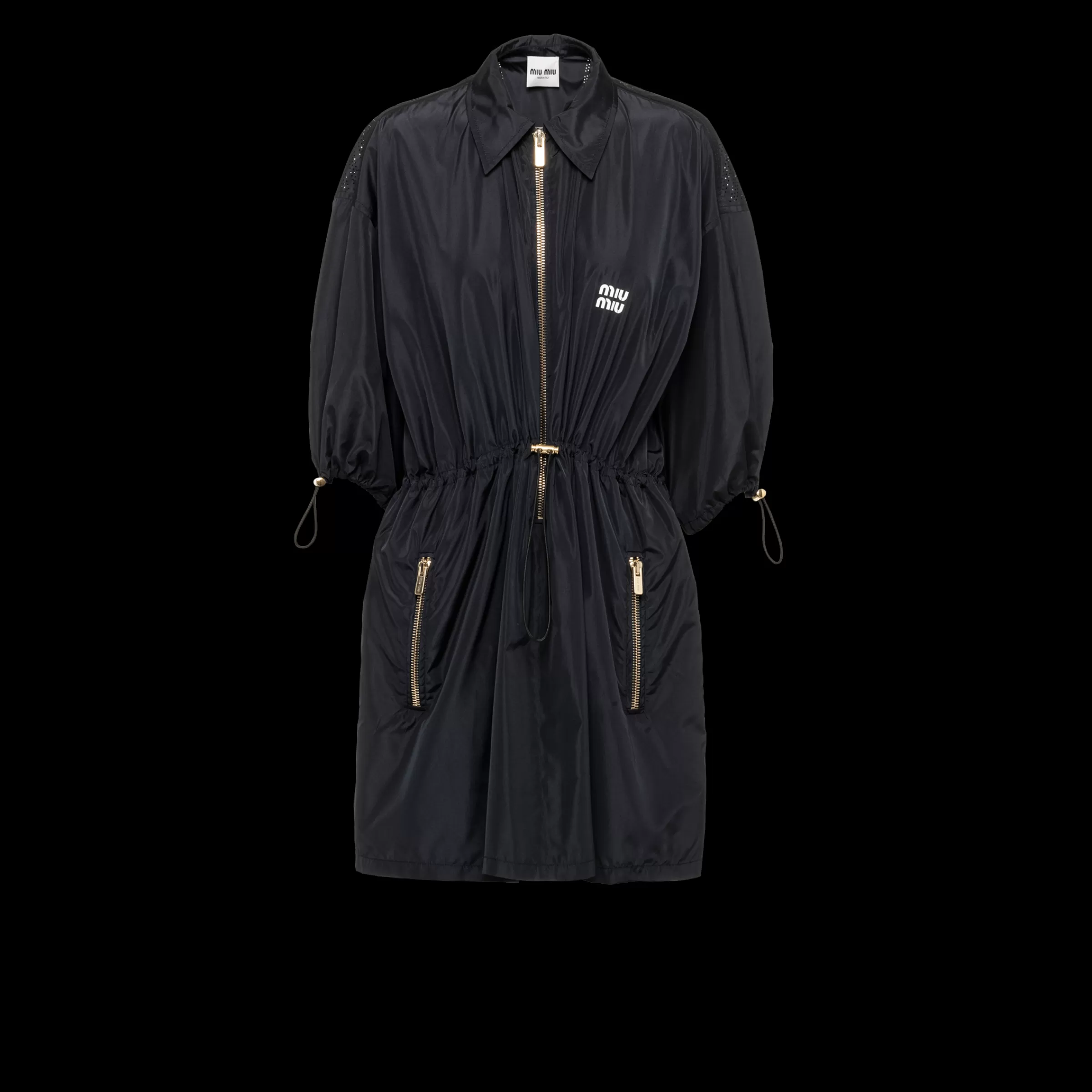 Miu Miu Technical Silk Mini-dress |