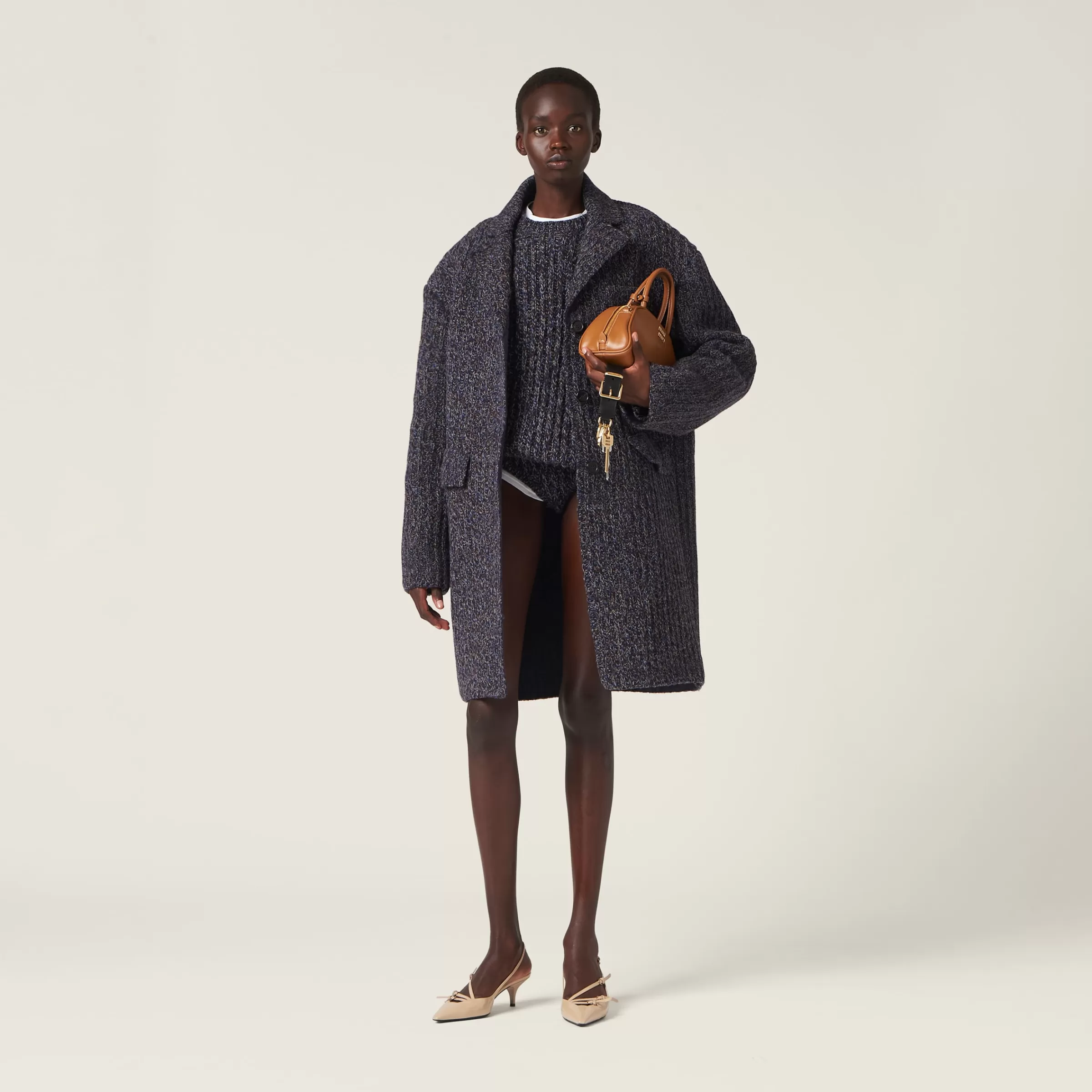 Miu Miu Wool And Cotton Coat |