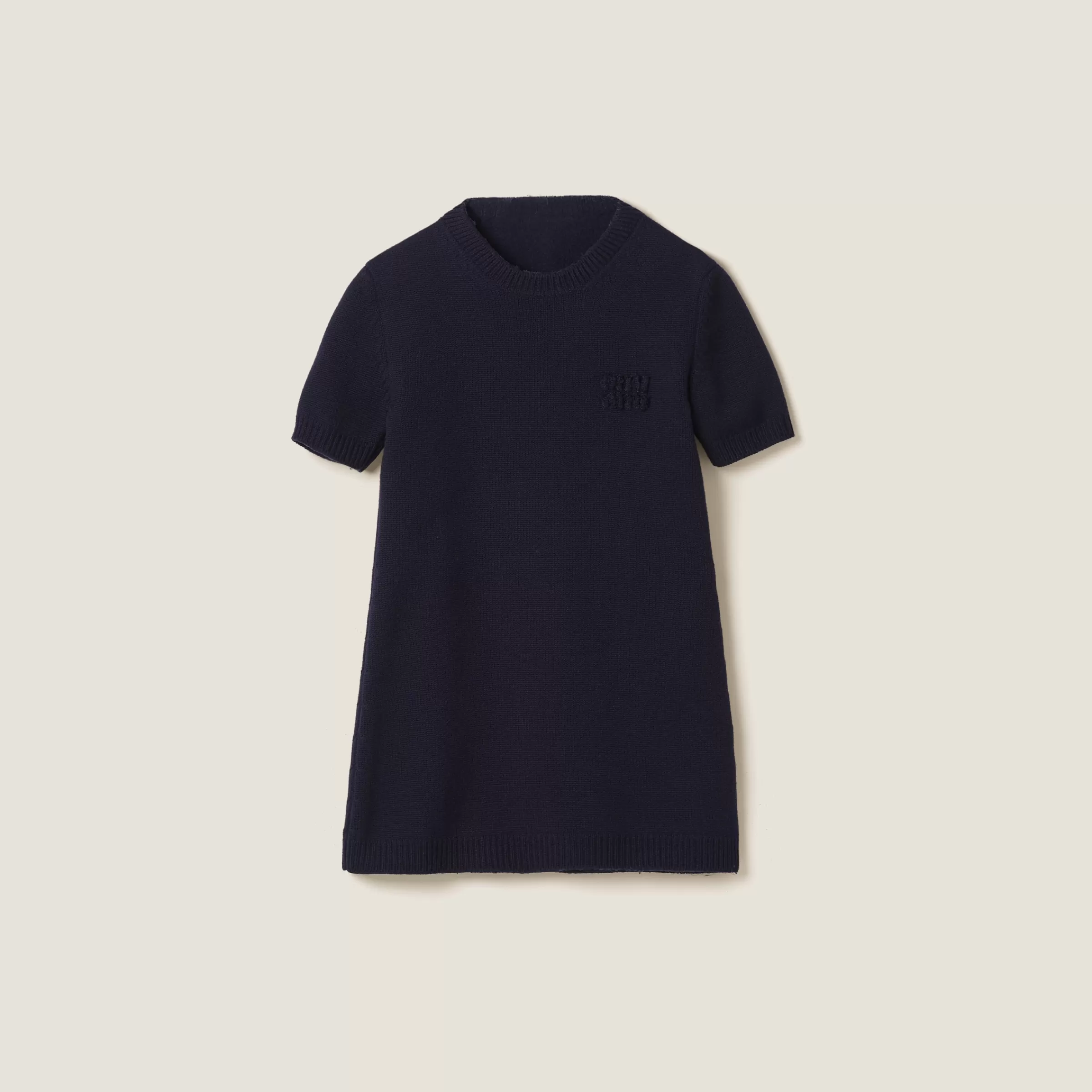 Miu Miu Wool And Nylon Mini-dress |