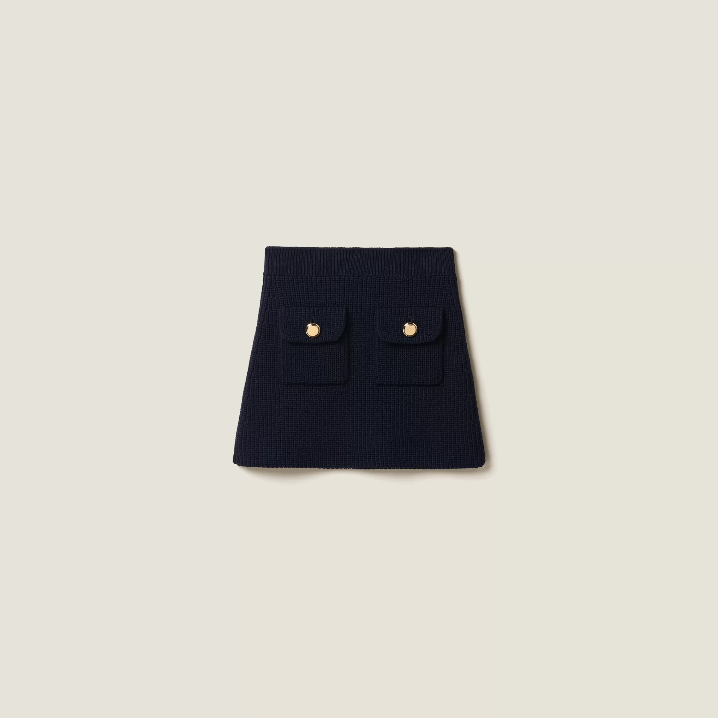 Miu Miu Wool Miniskirt |