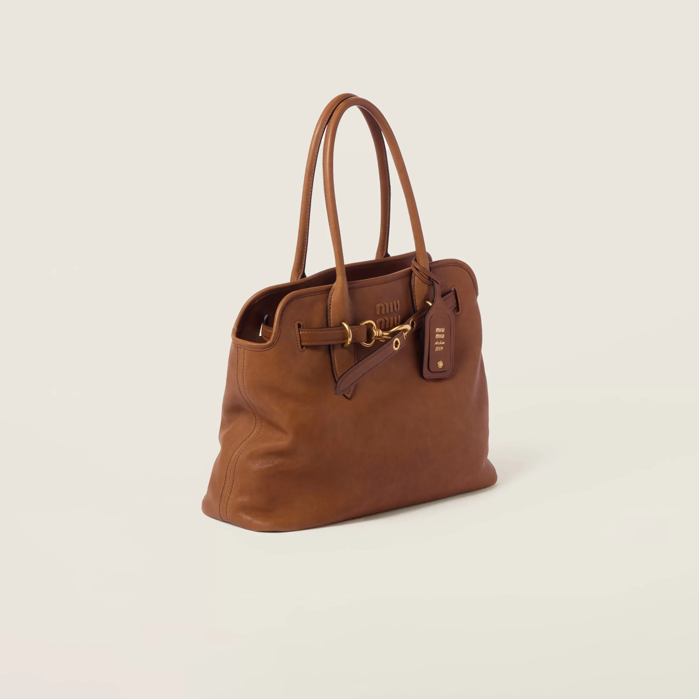 Miu Miu Aventure Nappa Leather Bag |