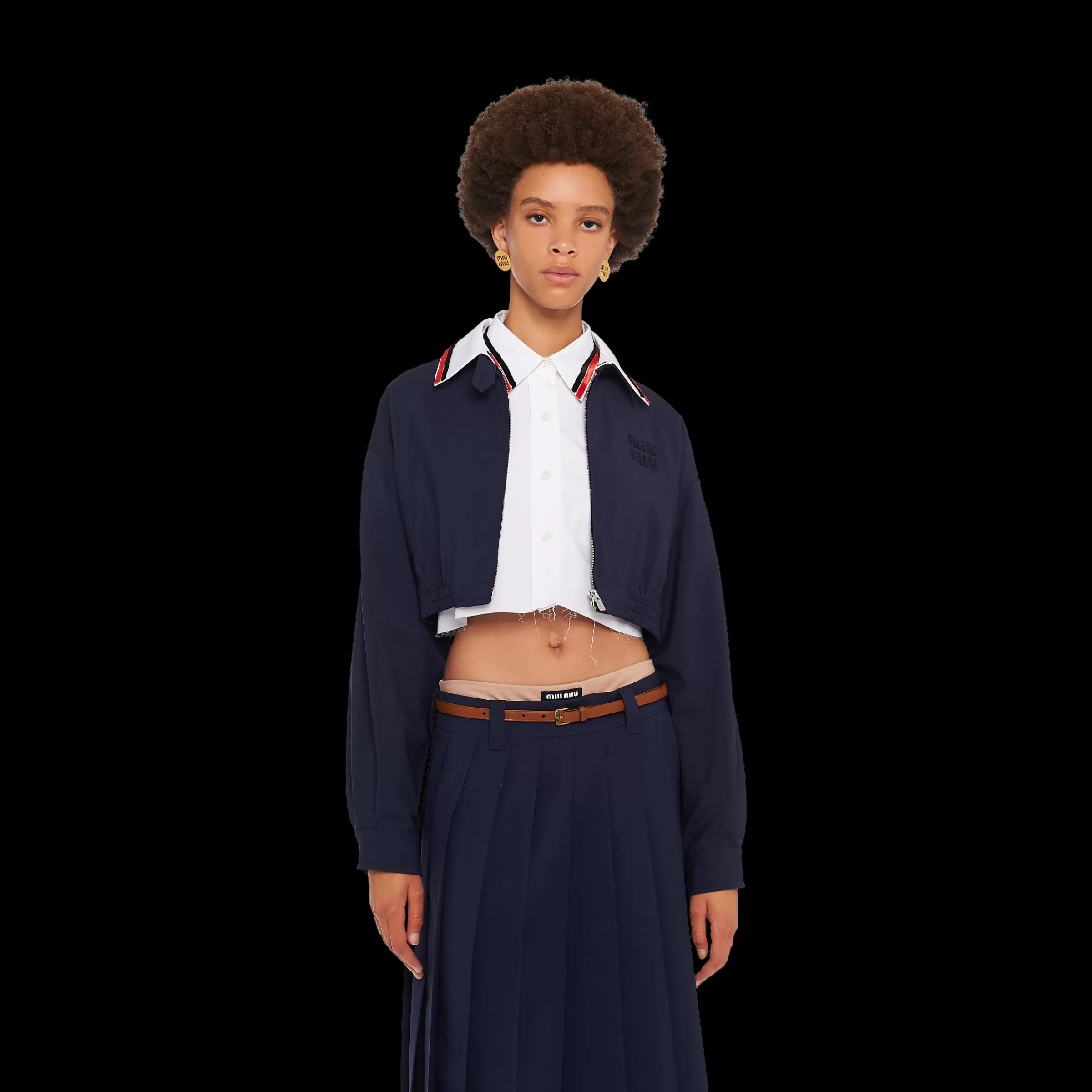 Miu Miu Nappa Leather Belt |
