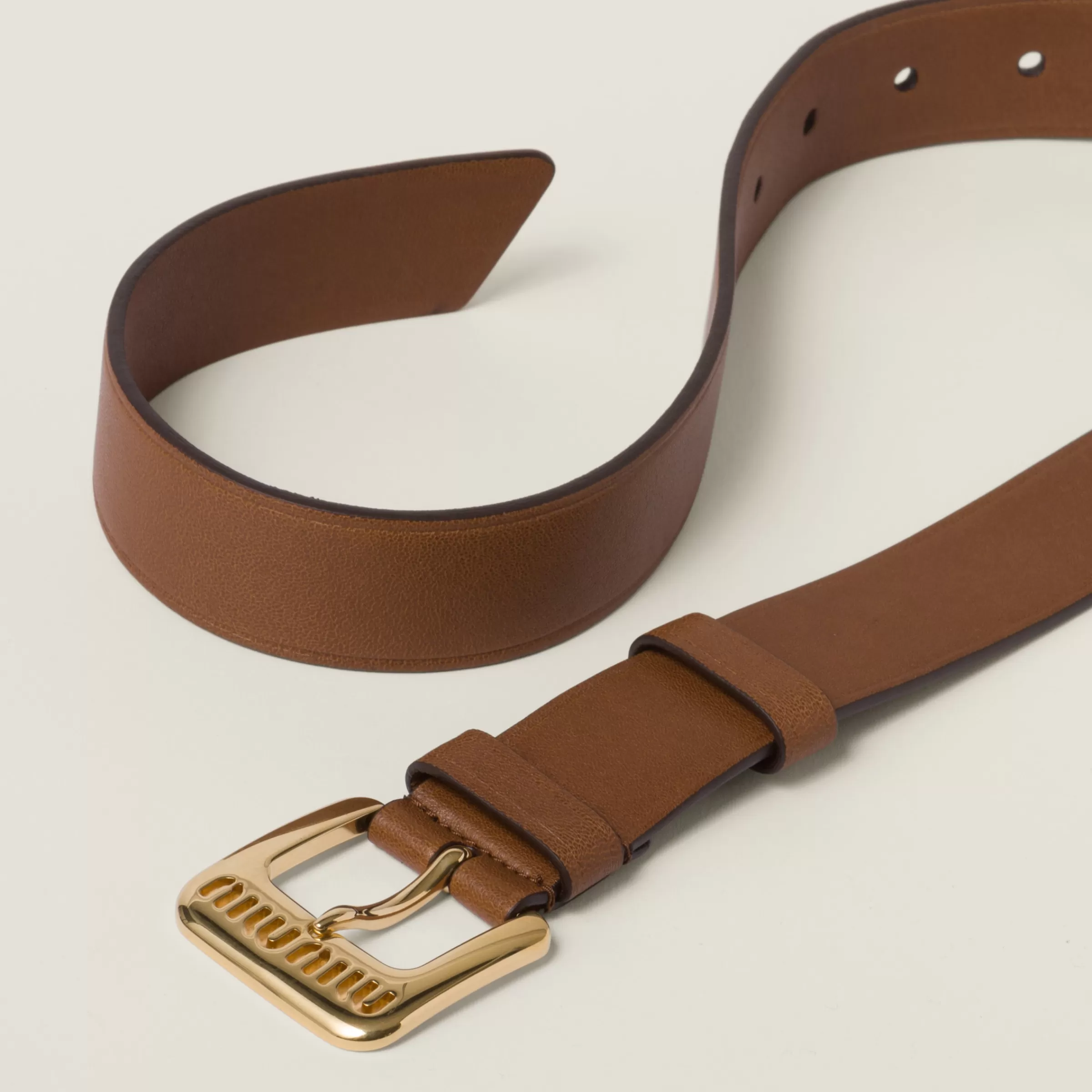 Miu Miu Nappa Leather Belt |