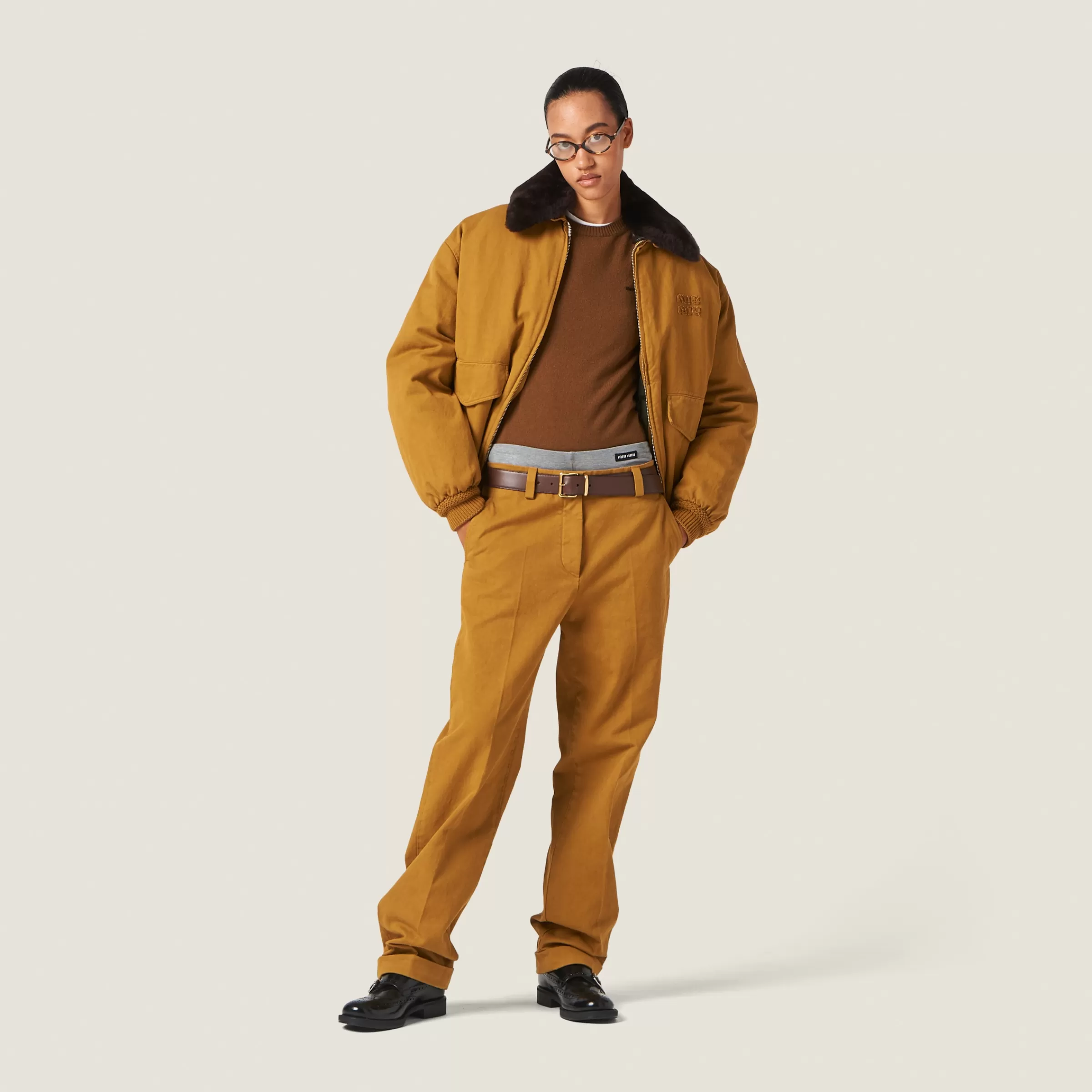 Miu Miu Gabardine Pants |