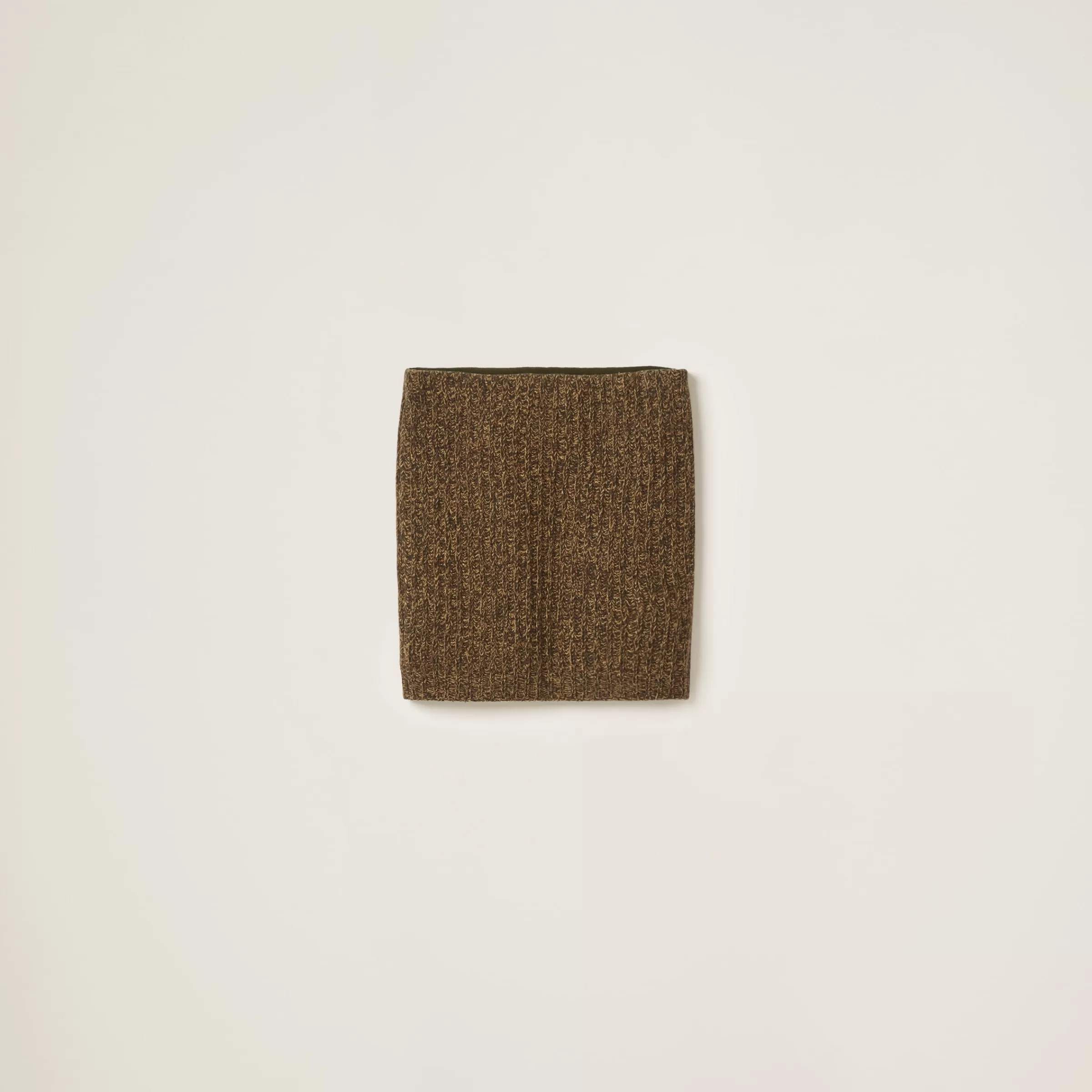 Miu Miu Wool And Cotton Skirt |