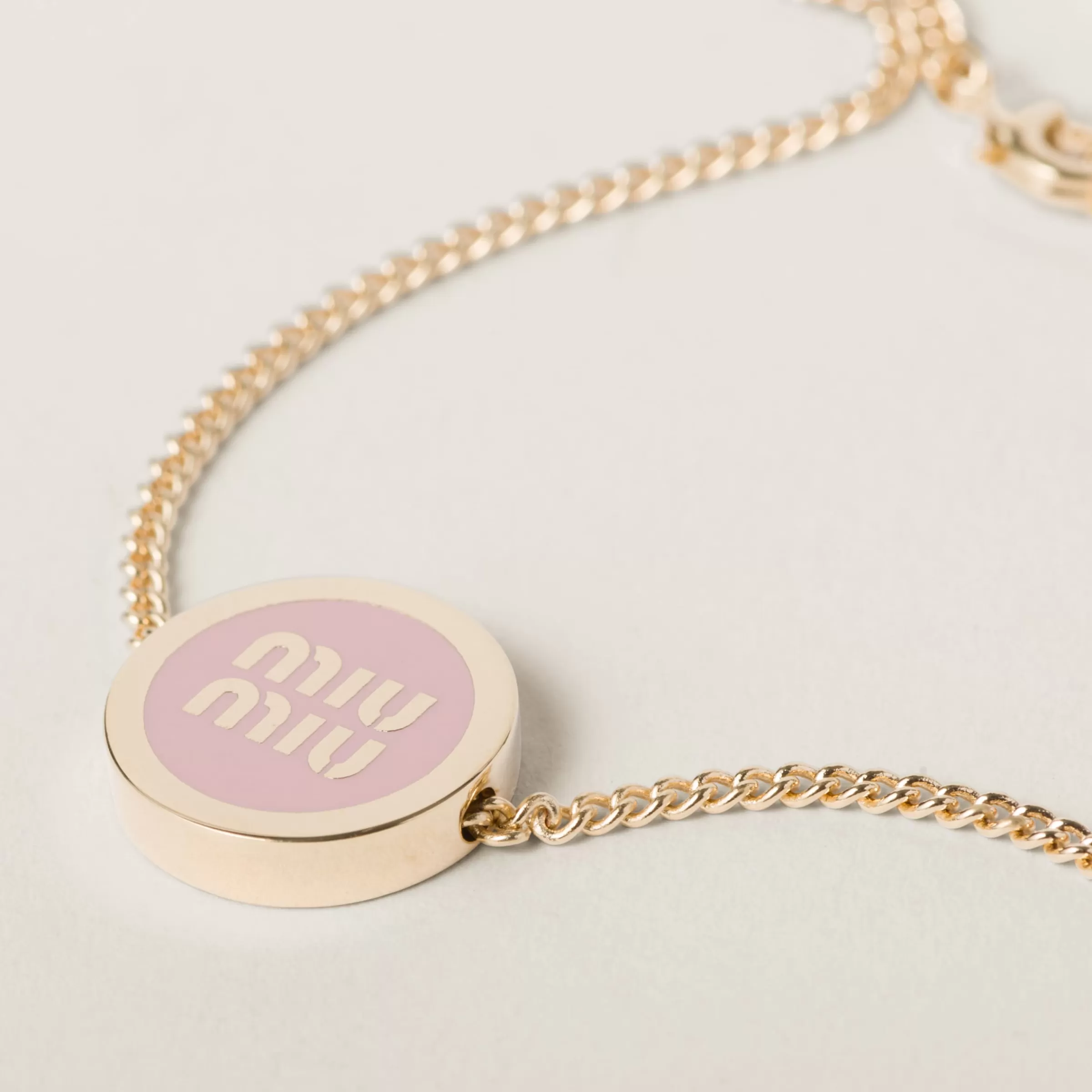 Miu Miu Enameled Metal Bracelet |