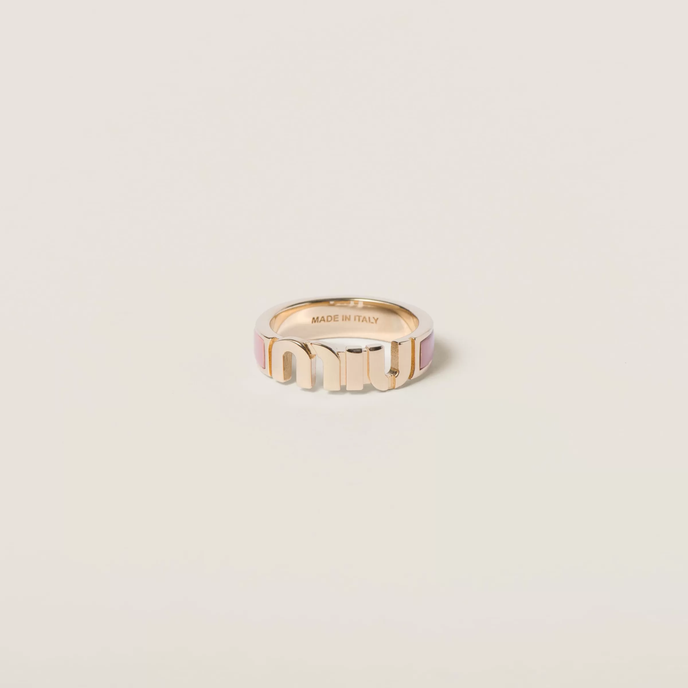 Miu Miu Enameled Metal Ring |