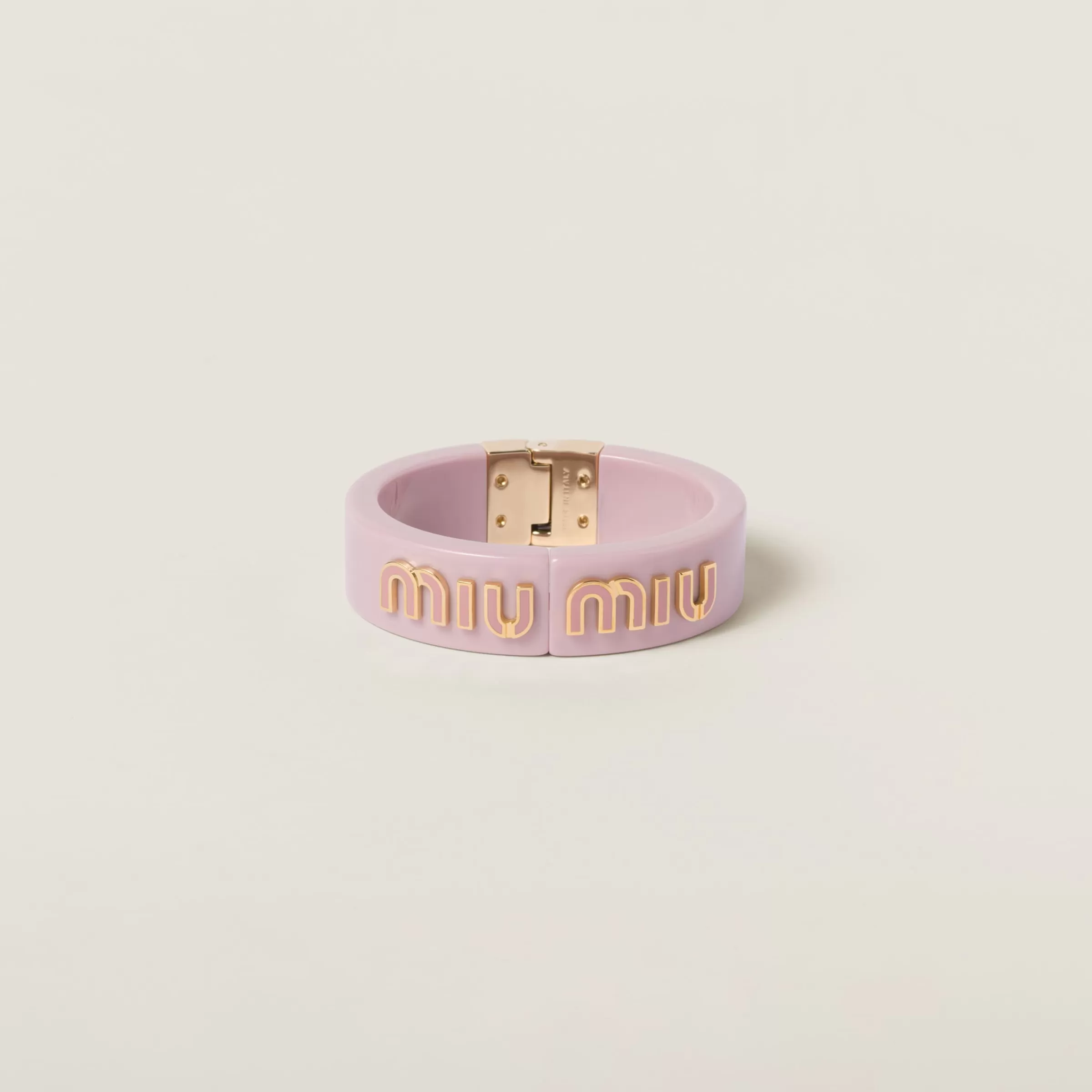 Miu Miu Plexiglas And Metal Bracelet |