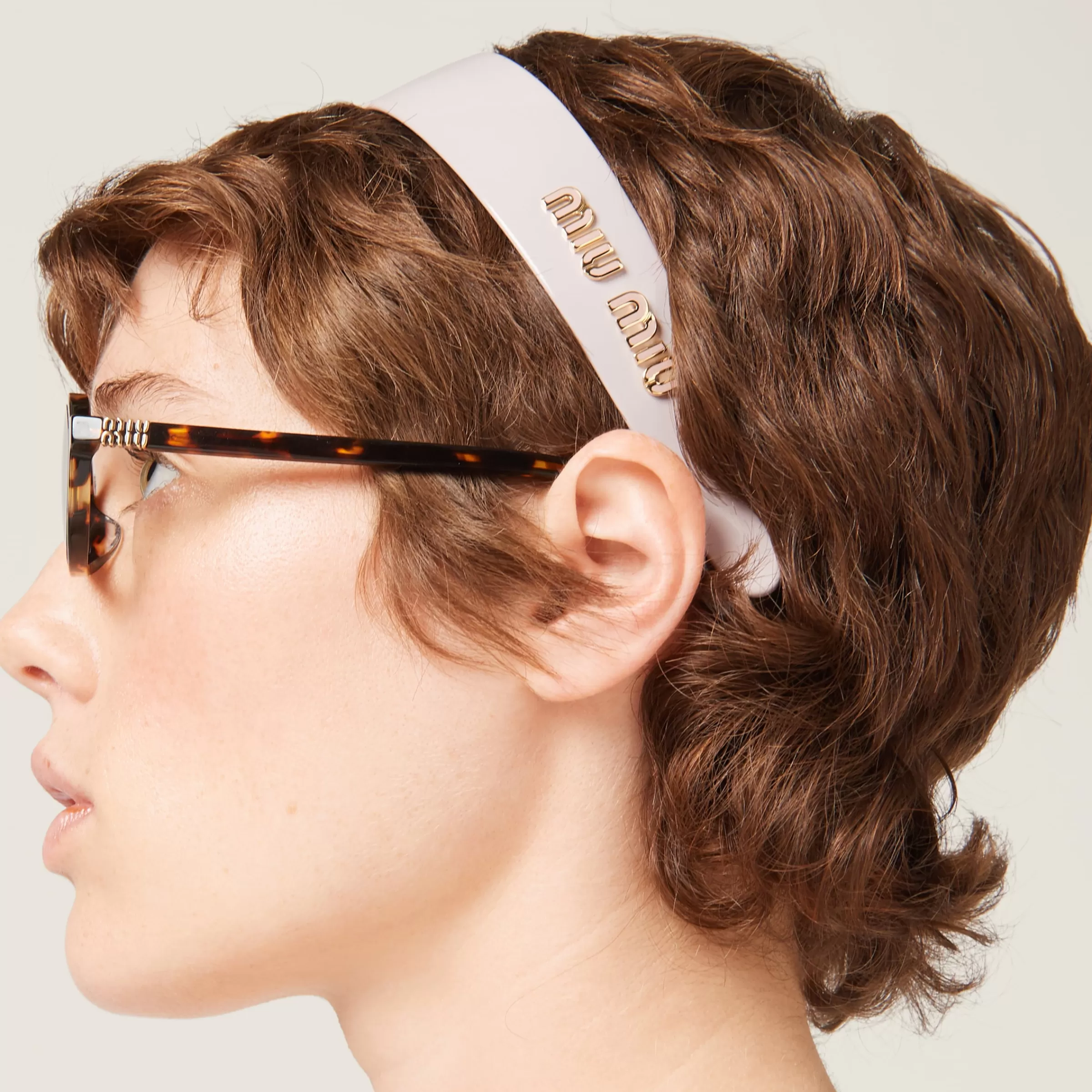 Miu Miu Plexiglas Headband |