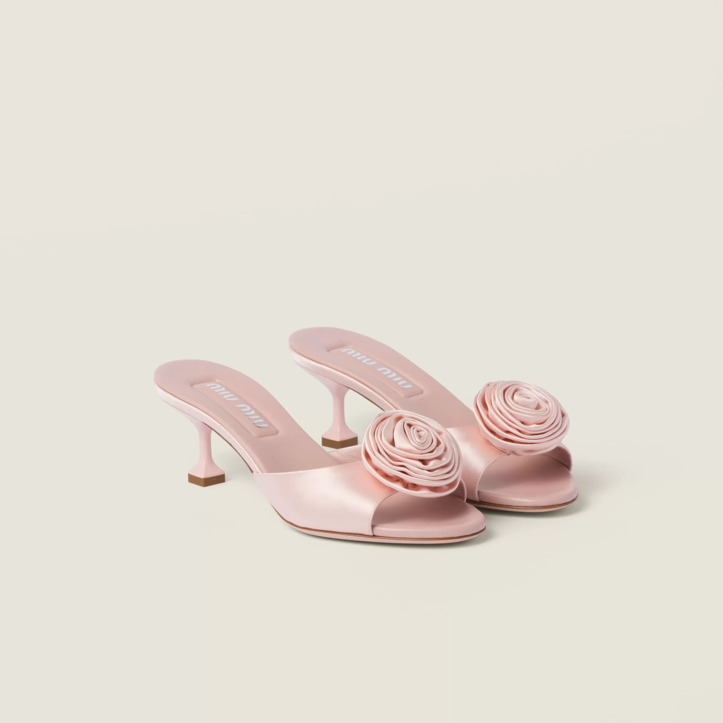 Miu Miu Satin Slides |