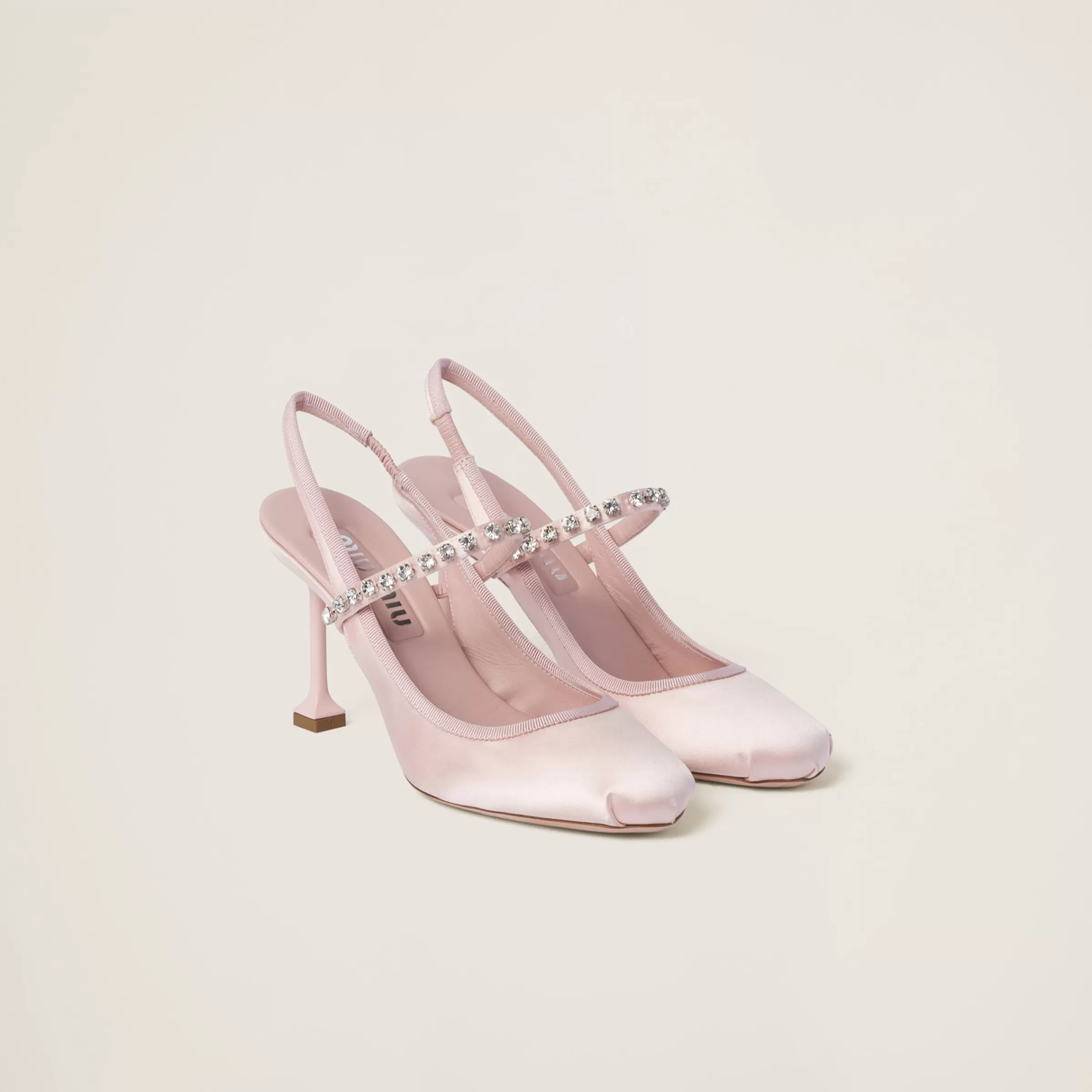 Miu Miu Satin Slingback Pumps |