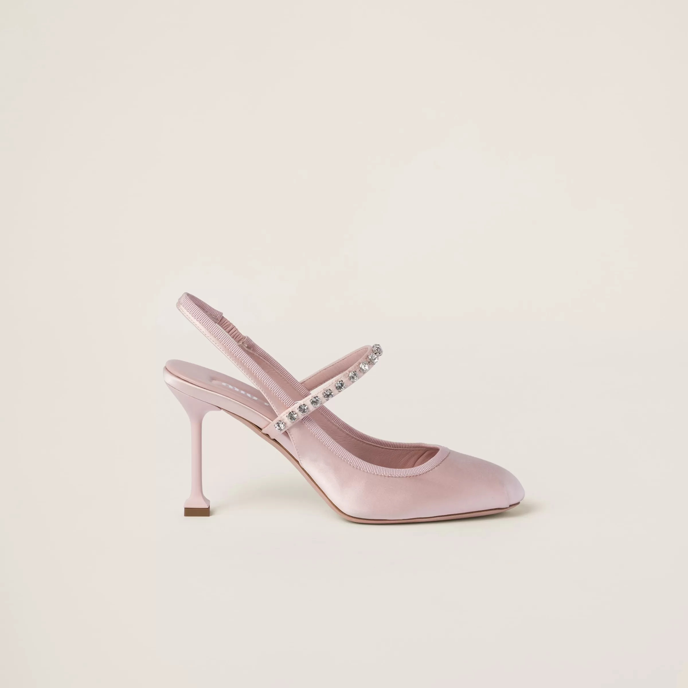 Miu Miu Satin Slingback Pumps |