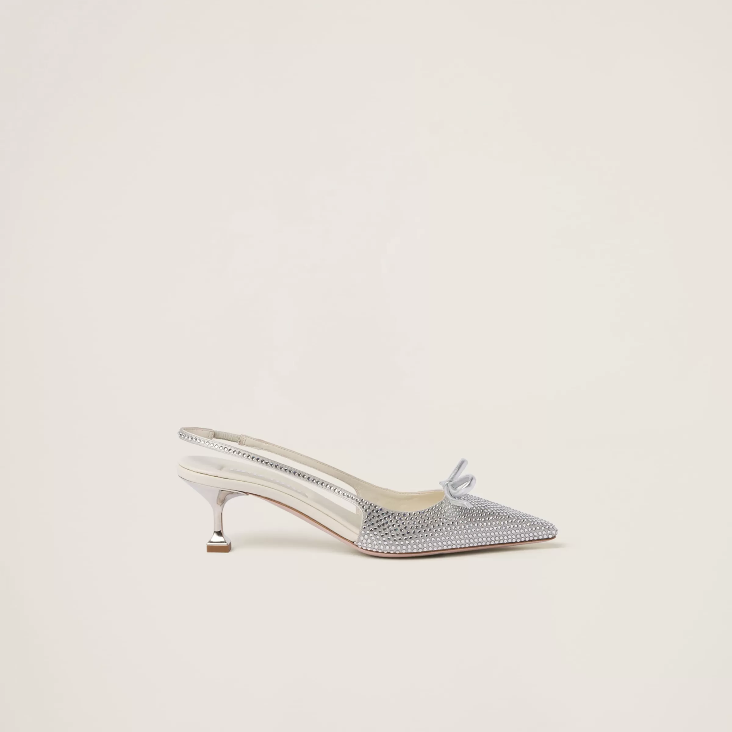Miu Miu Satin Slingback Pumps |