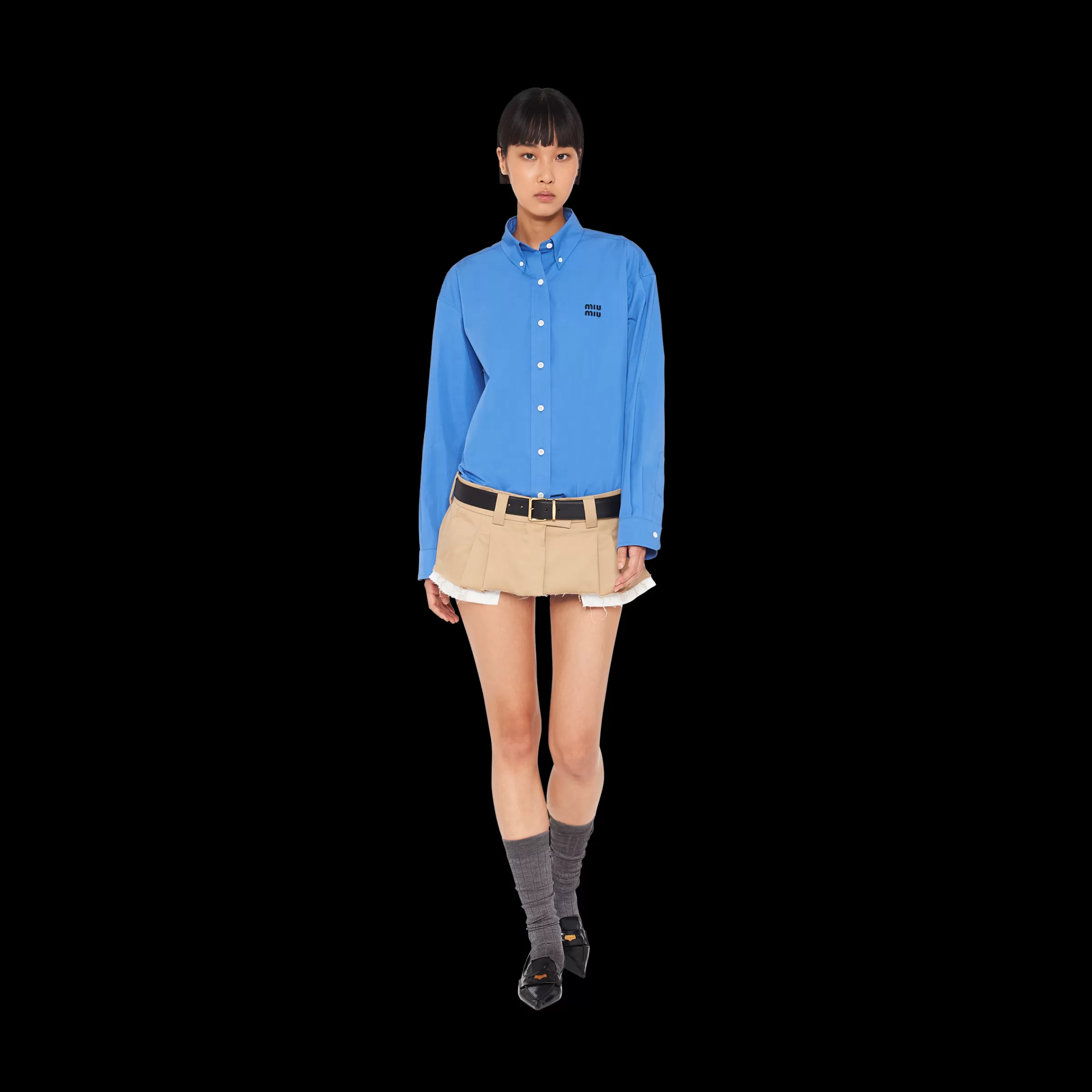 Miu Miu Oversized Poplin Shirt |