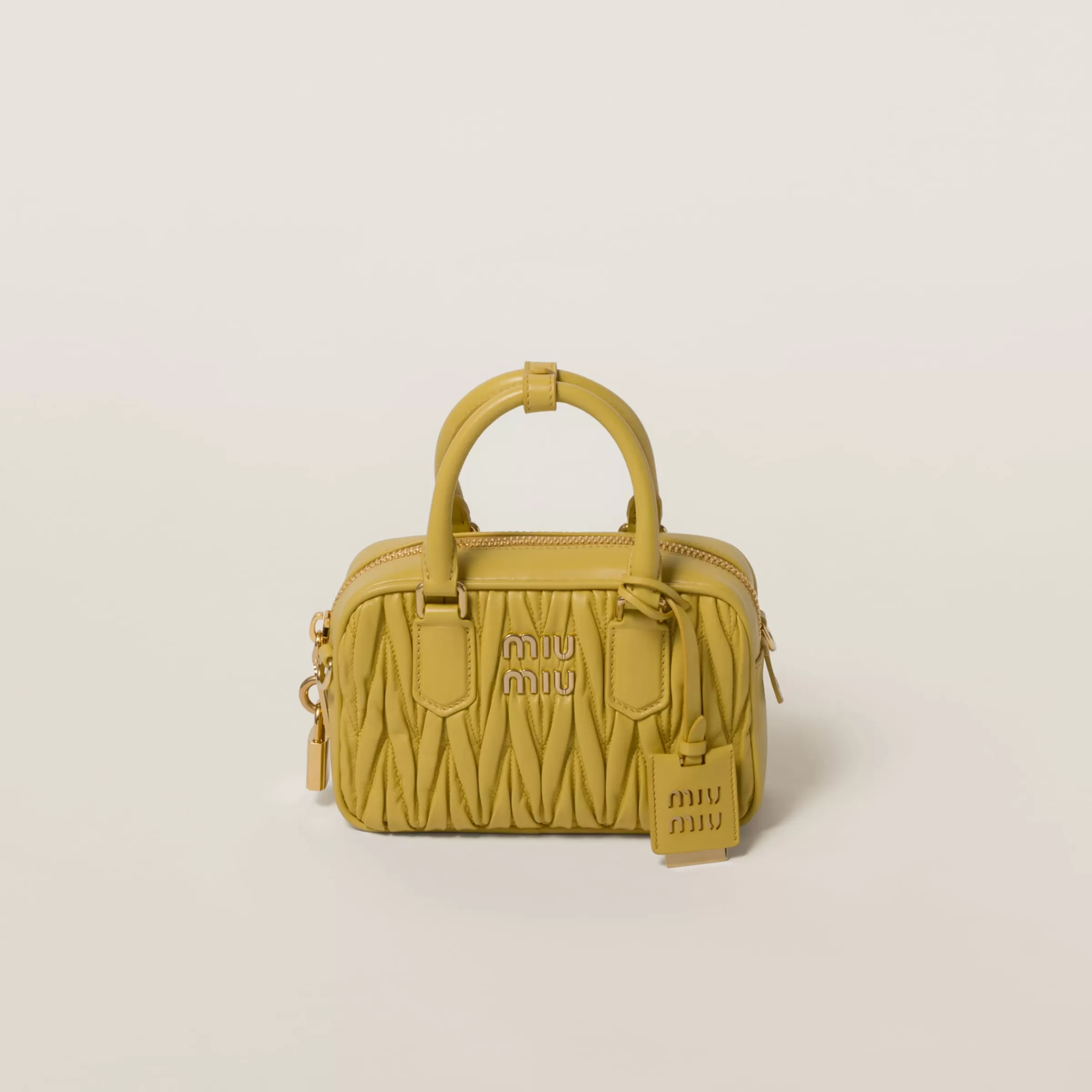 Miu Miu Arcadie Matelassé Nappa Leather Bag |