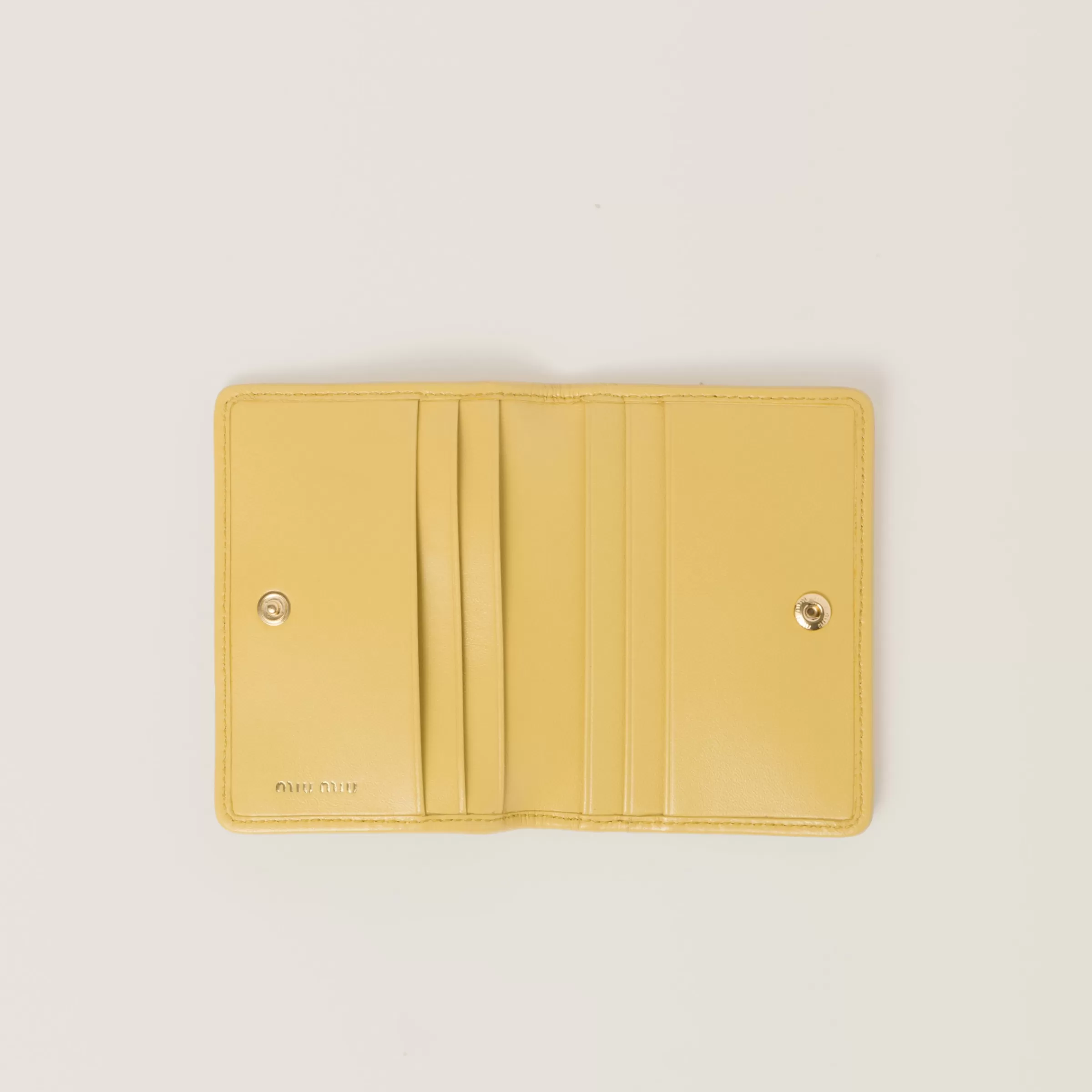 Miu Miu Matelassé Nappa Leather Card Holder |