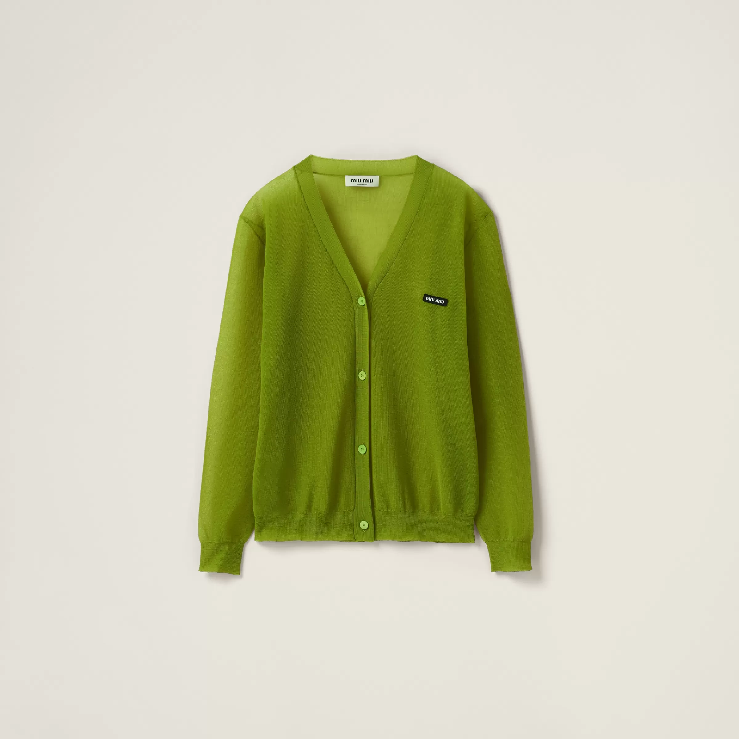 Miu Miu Nylon Cardigan |