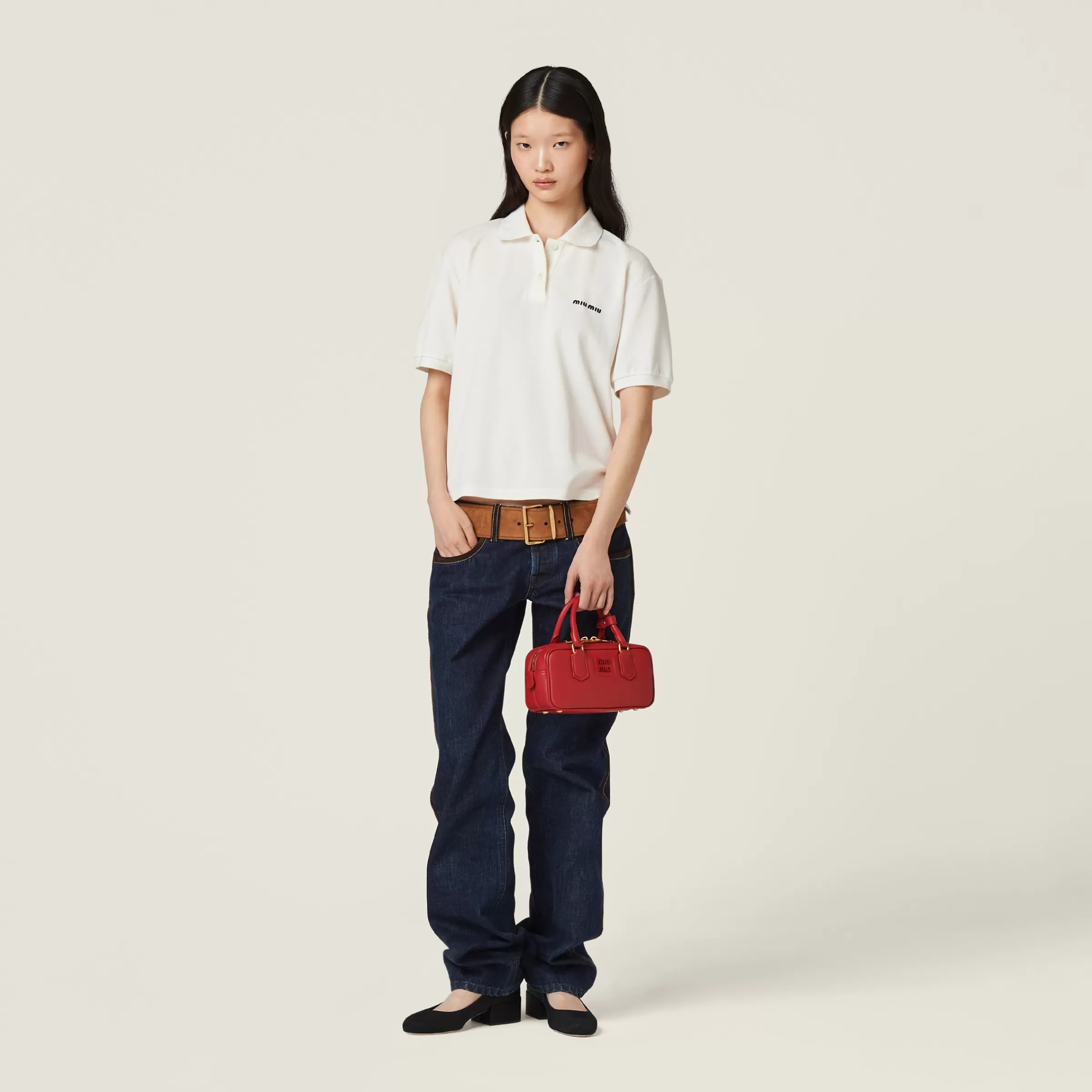 Miu Miu Arcadie Leather Bag |