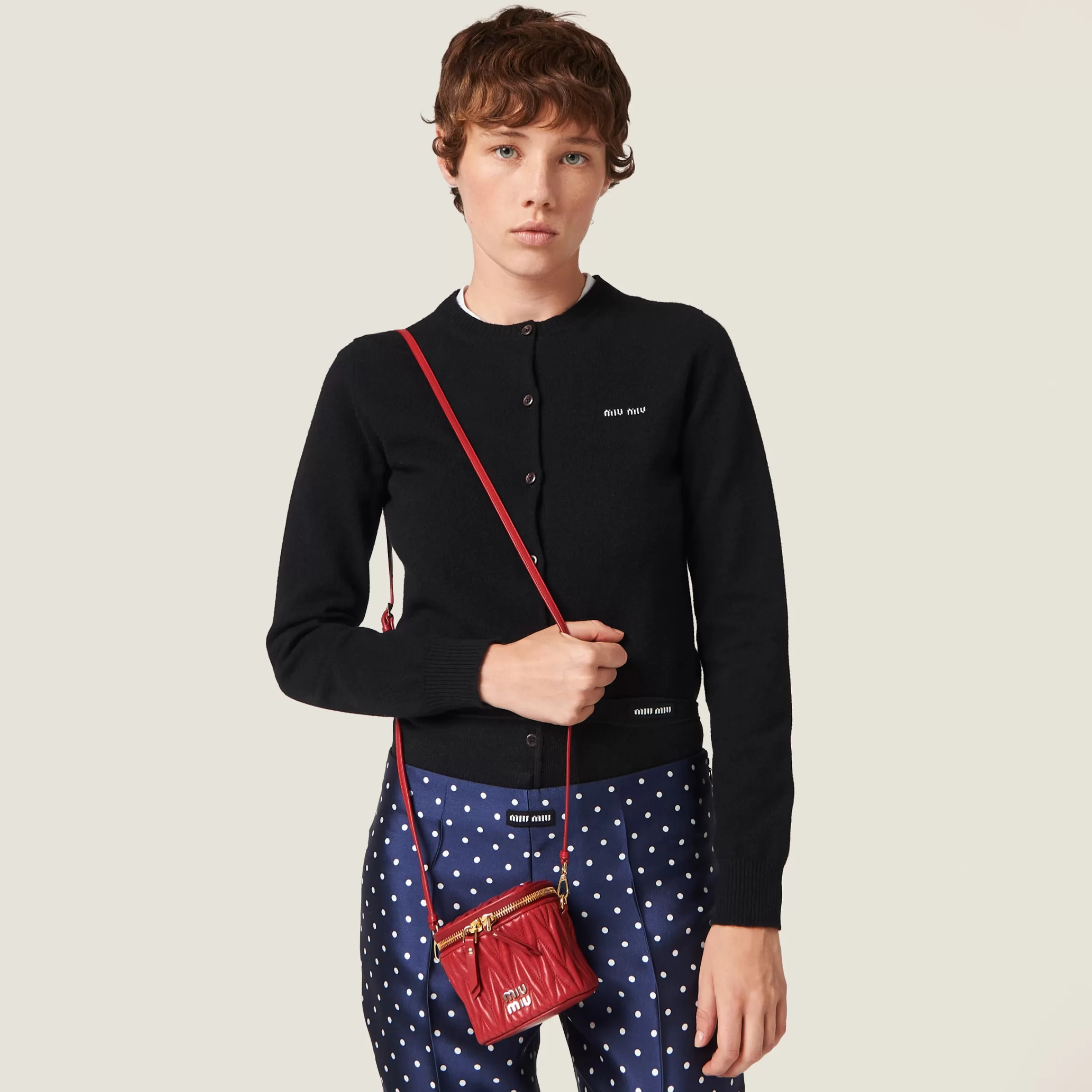 Miu Miu Matelassé Nappa Leather Micro Bag |