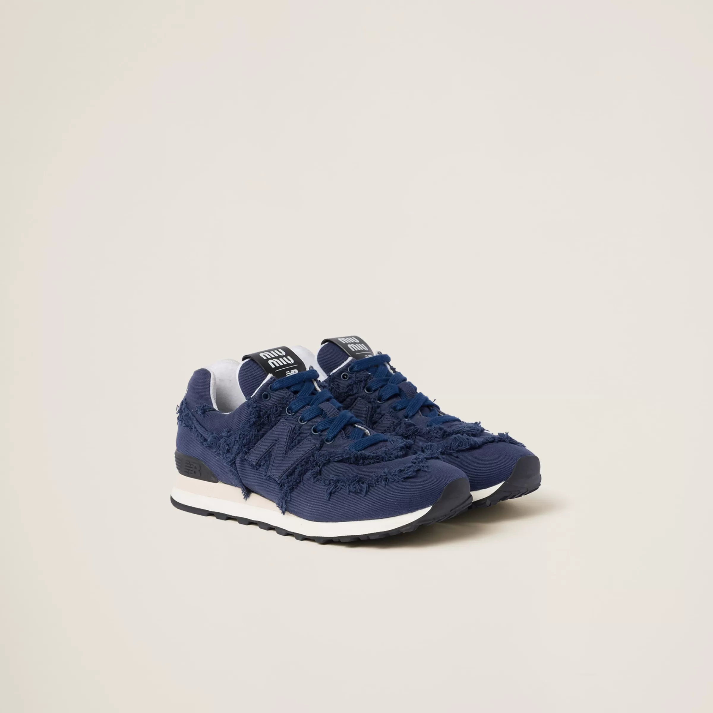 Miu Miu New Balance 574 X Denim Sneakers |