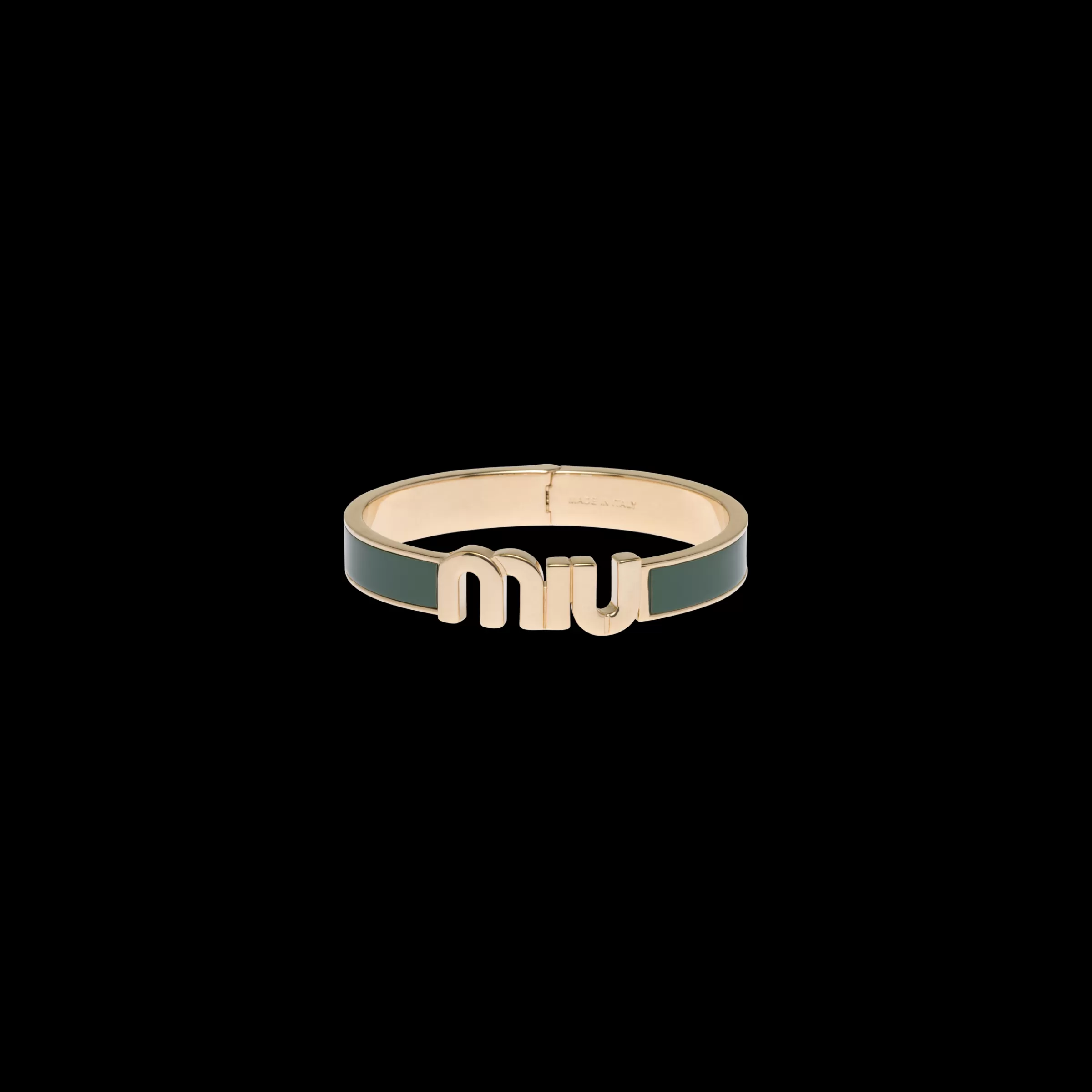 Miu Miu Enameled Metal Bracelet |