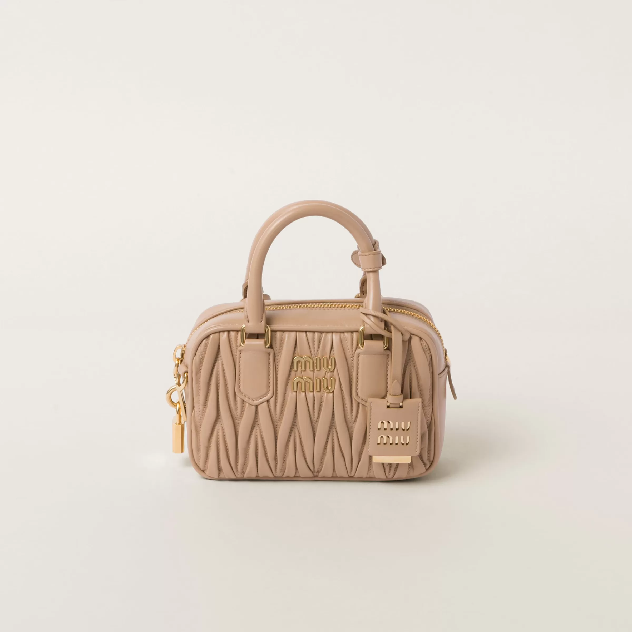 Miu Miu Arcadie Matelassé Nappa Leather Bag |