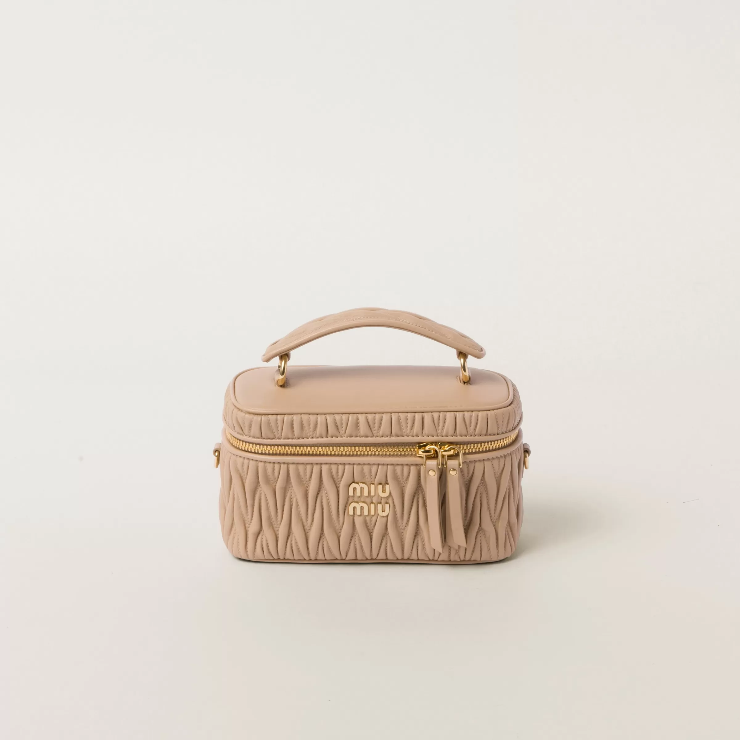 Miu Miu Matelassé Nappa Leather Shoulder Bag |