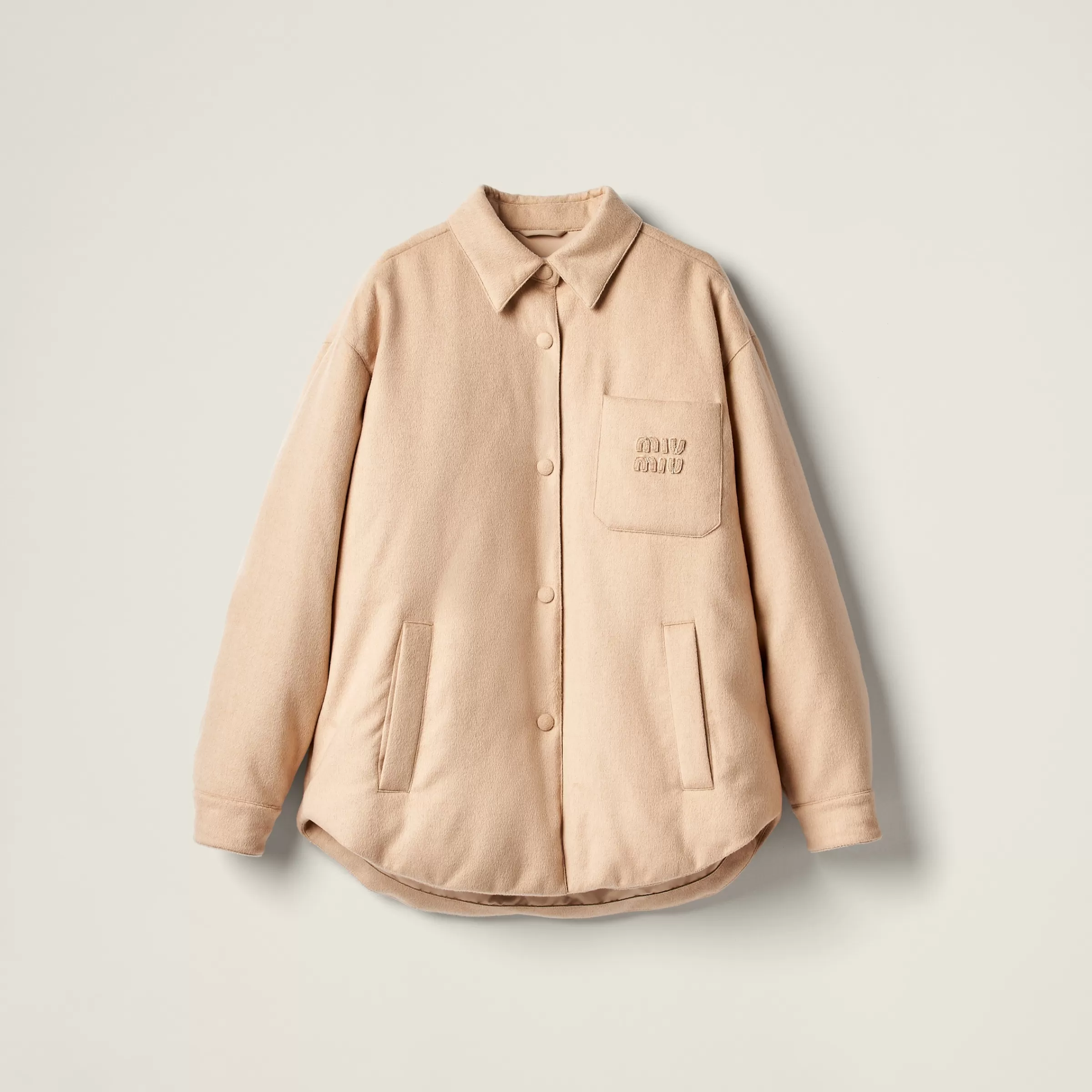 Miu Miu Medium-weight Velour Down Jacket |