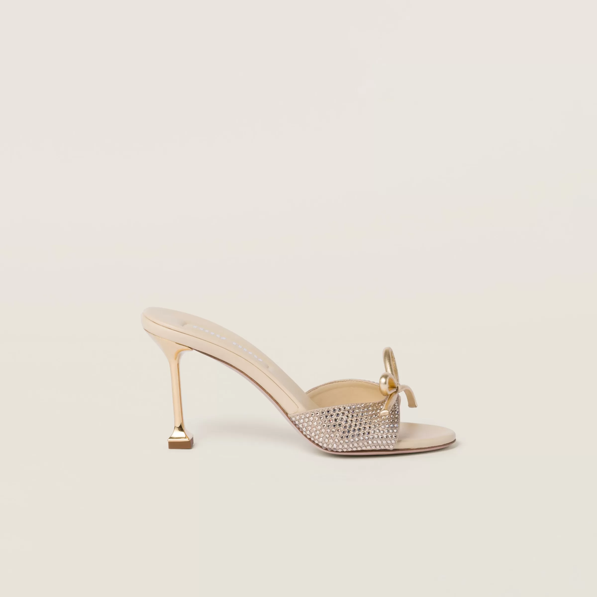 Miu Miu Satin Sandals |