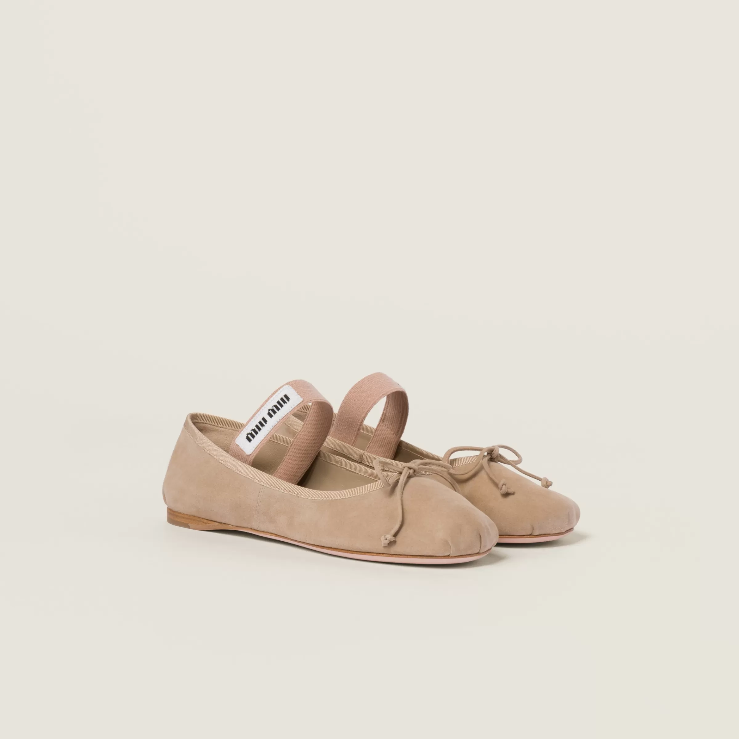 Miu Miu Suede Ballerinas |