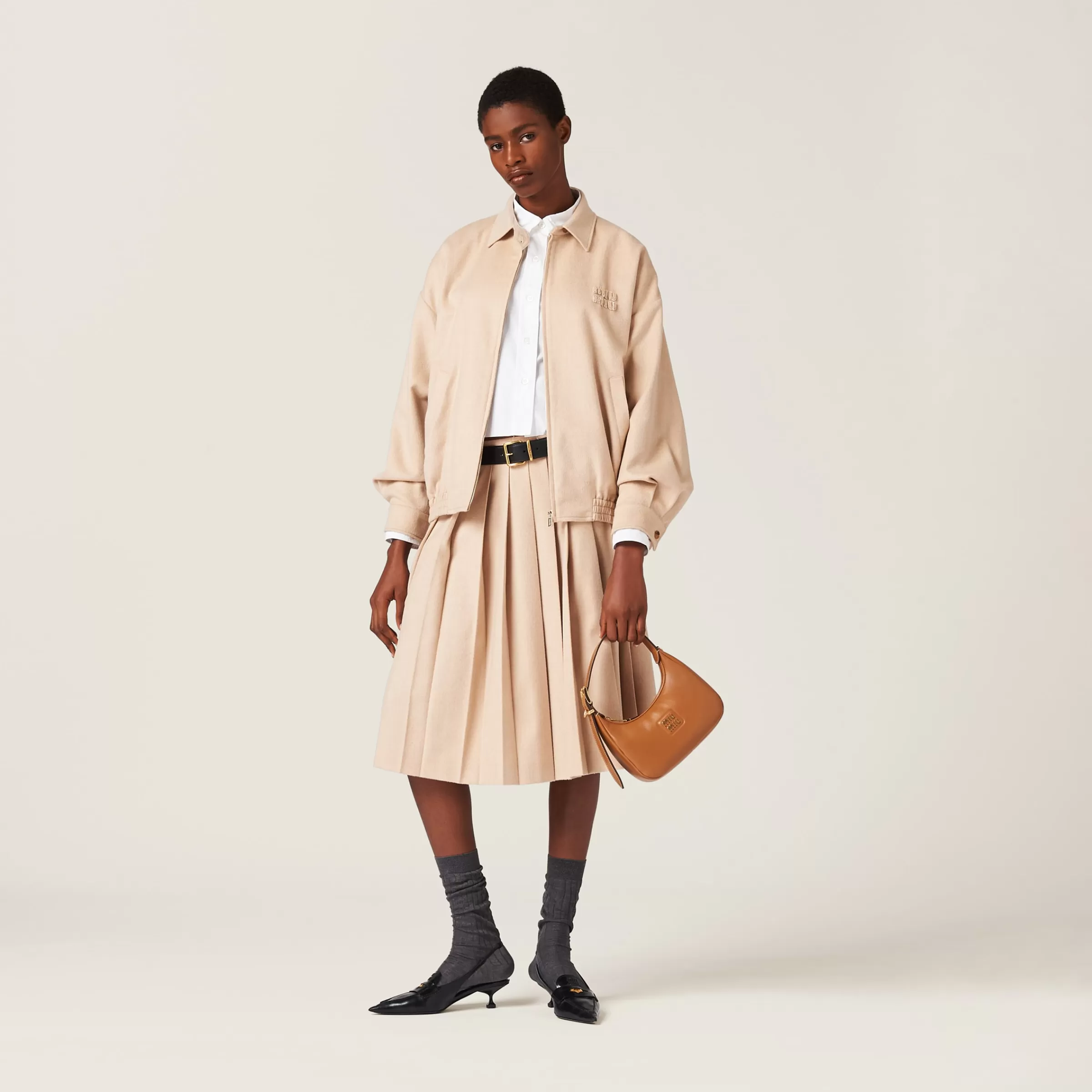 Miu Miu Velour Skirt |