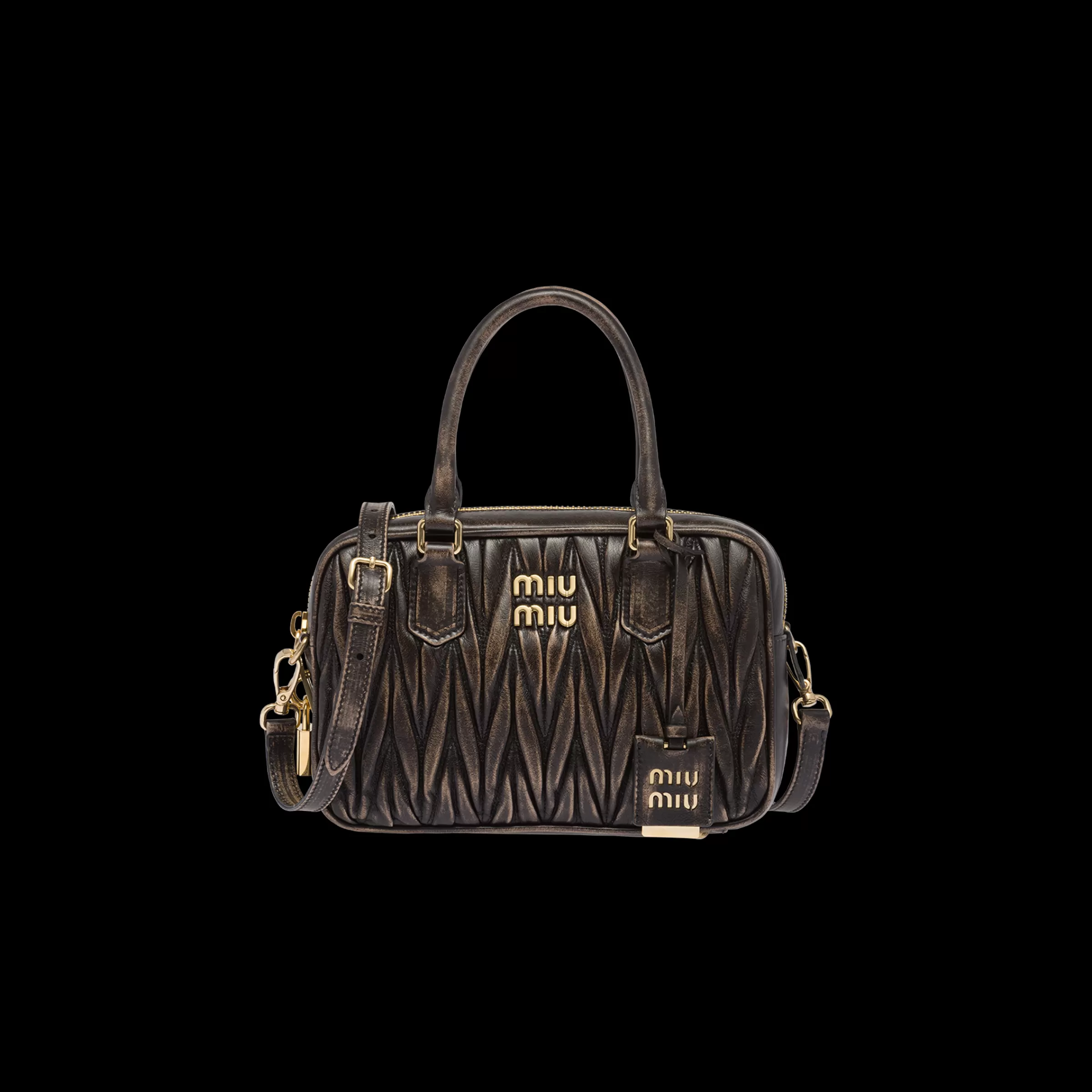 Miu Miu Arcadie Matelassé Nappa Leather Bag |