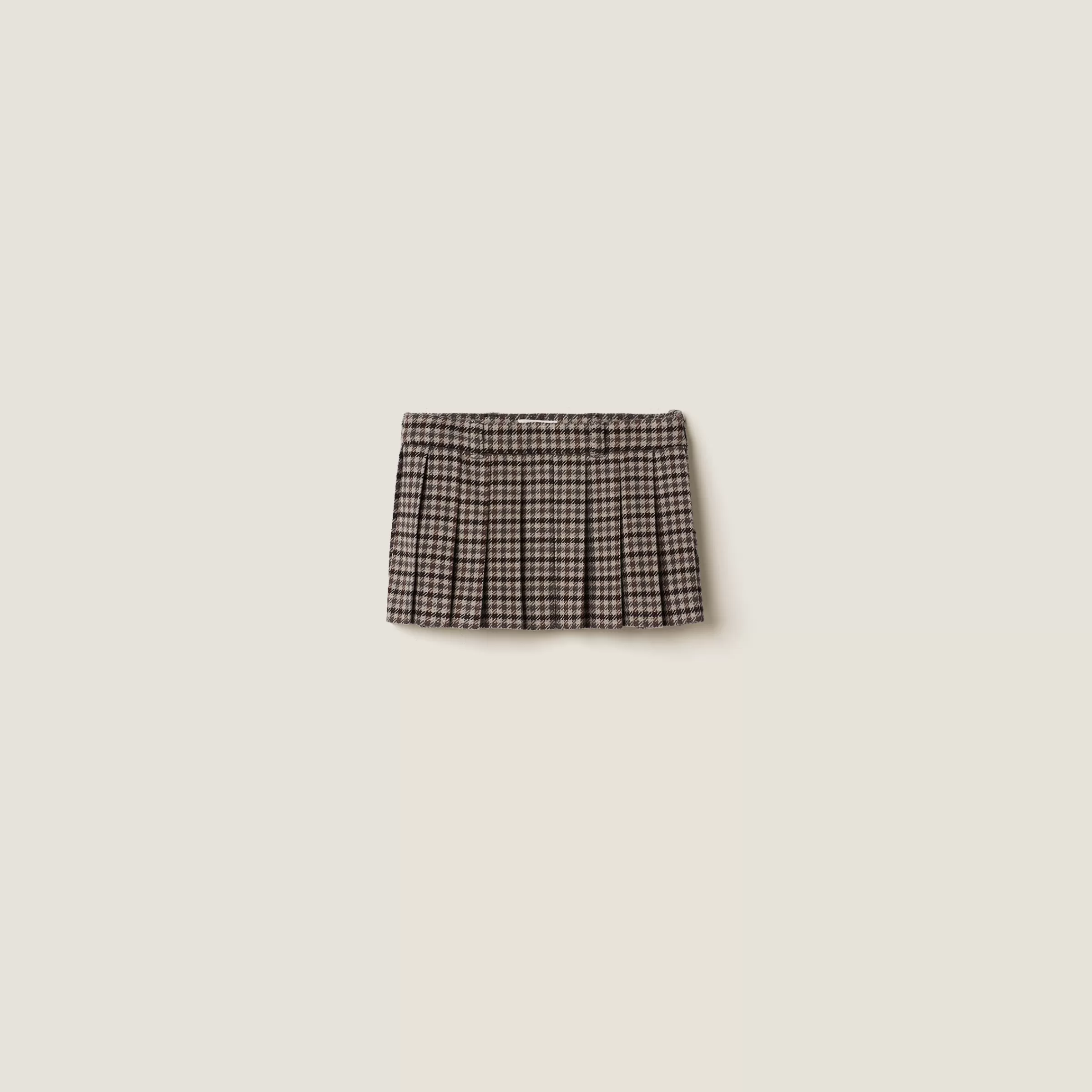 Miu Miu Houndstooth Check Skirt |