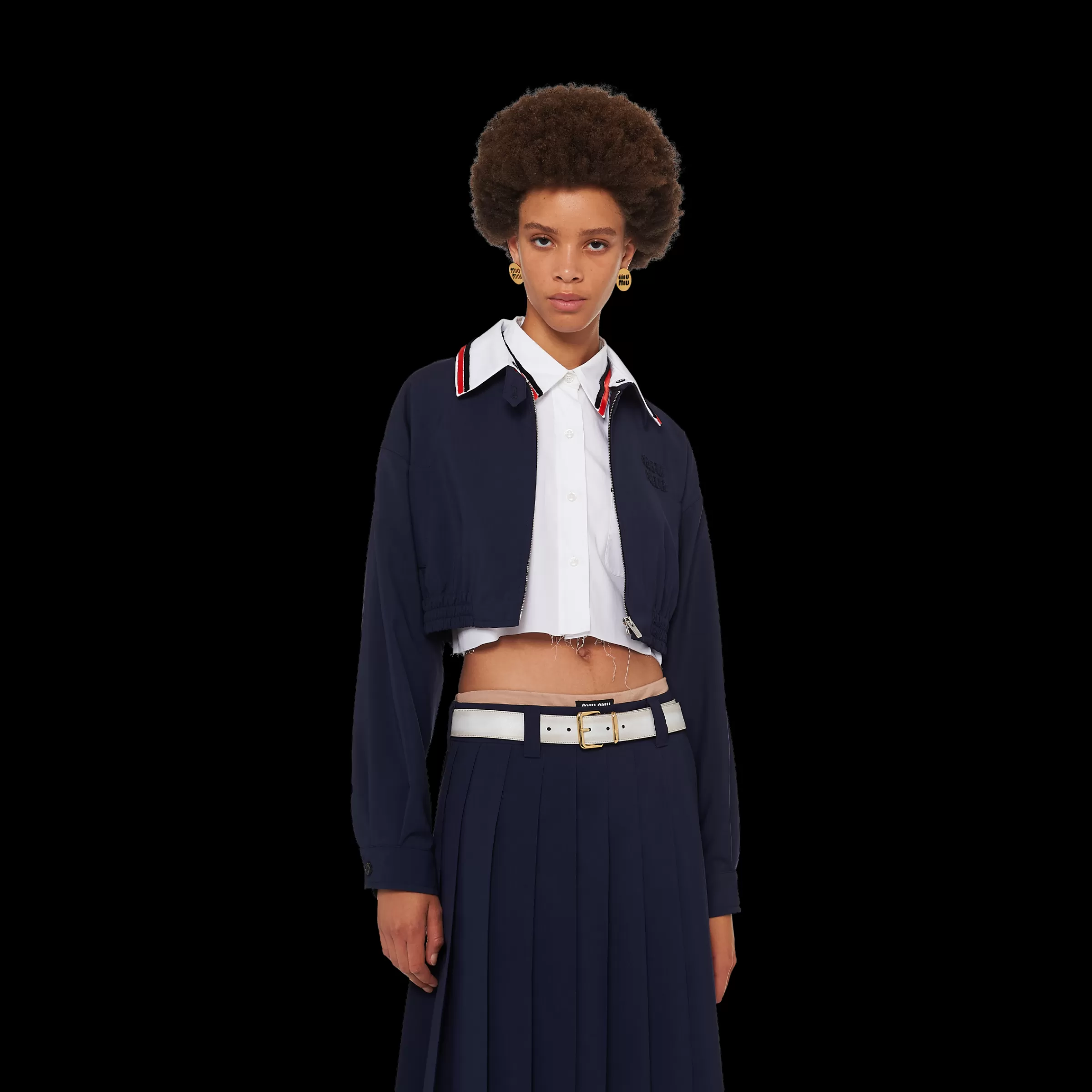 Miu Miu Nappa Leather Belt |