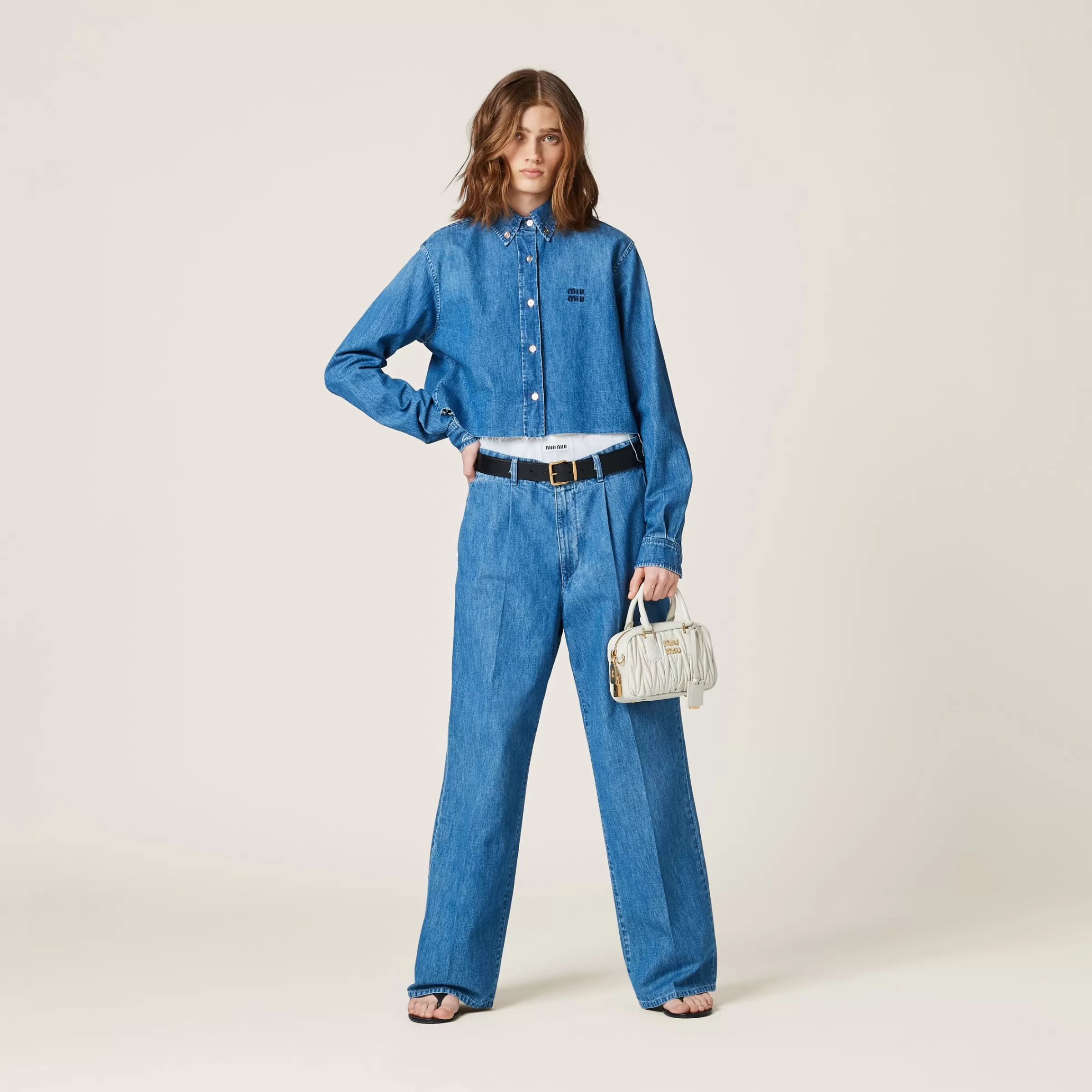 Miu Miu Chambray Shirt |