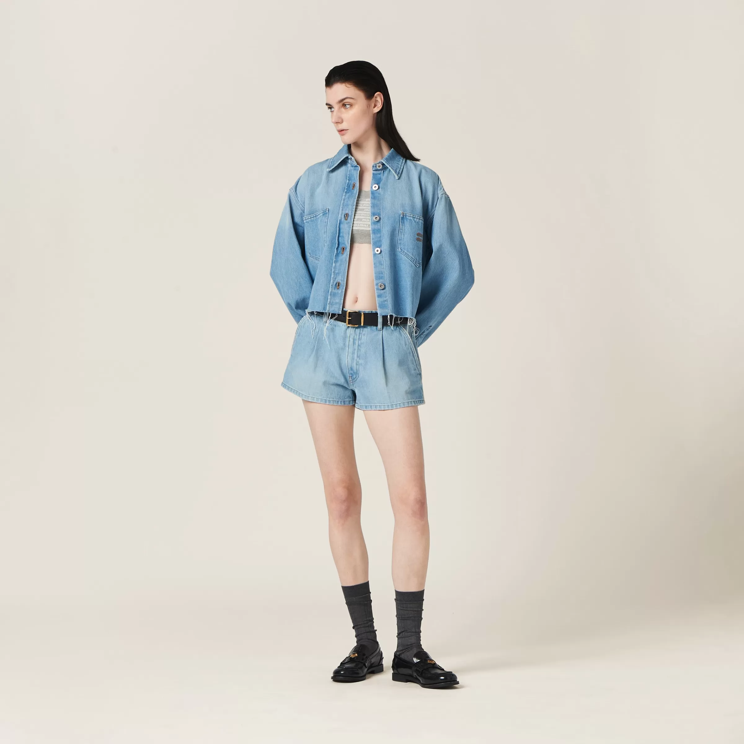 Miu Miu Denim Shorts |