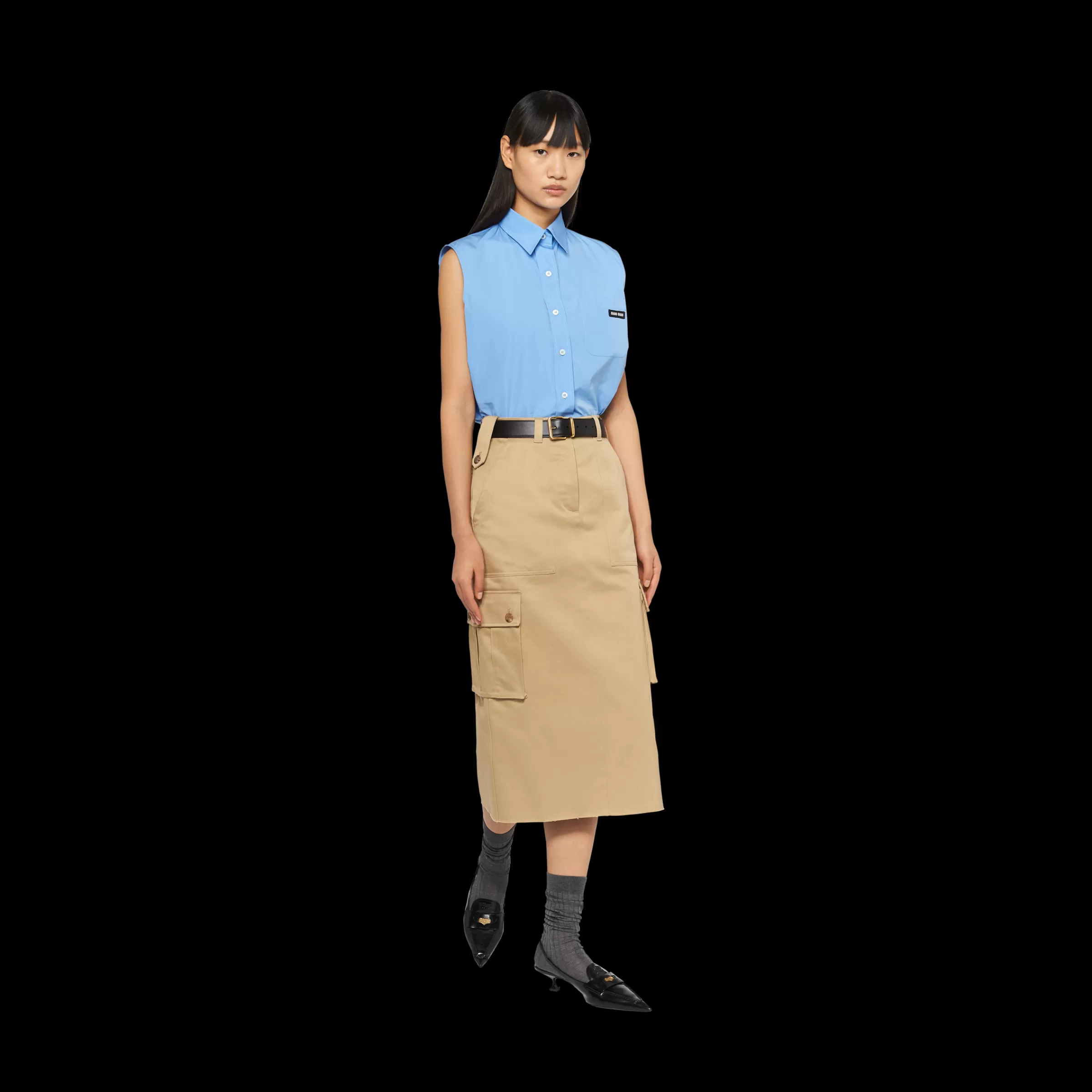 Miu Miu Poplin Shirt |