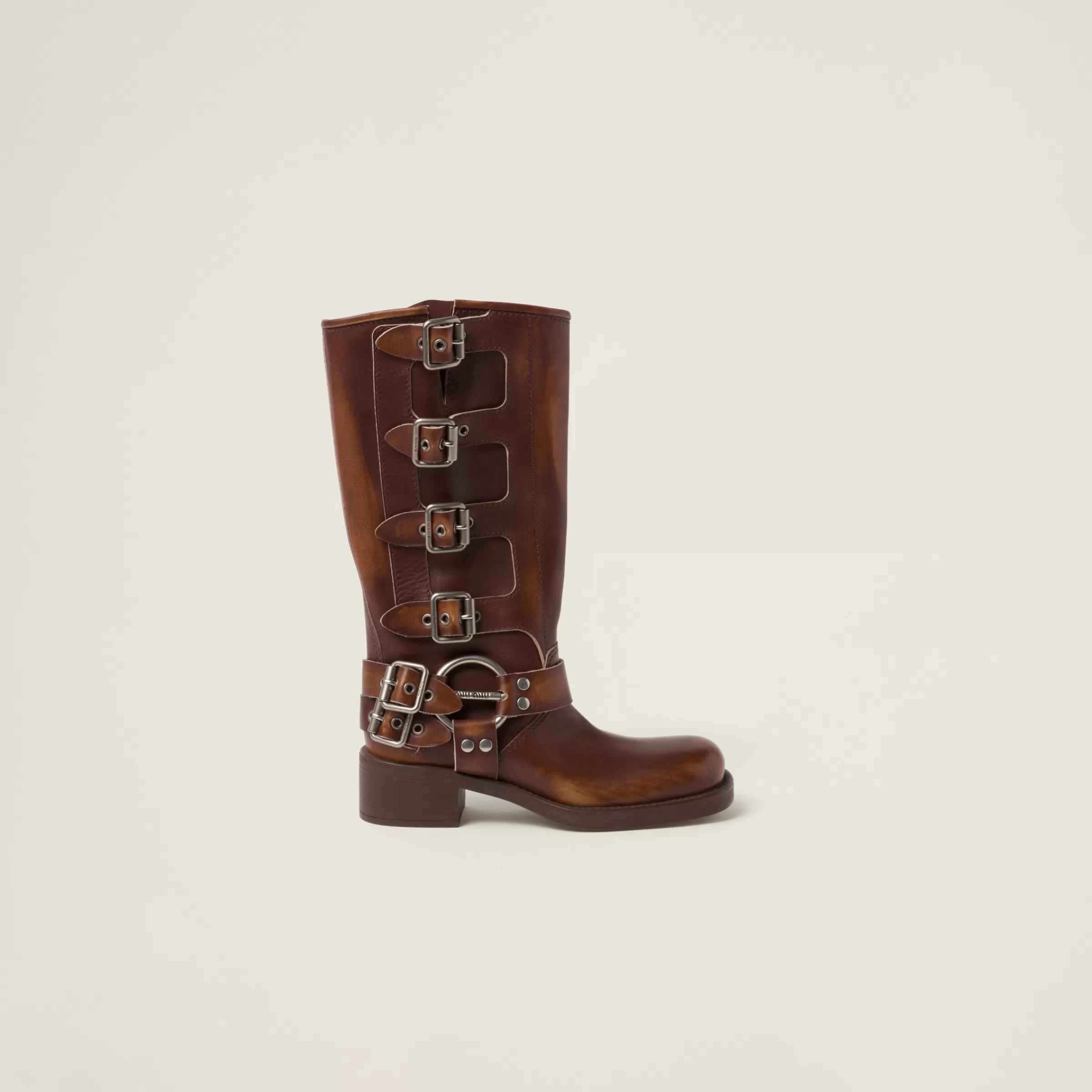 Miu Miu Leather Boots |
