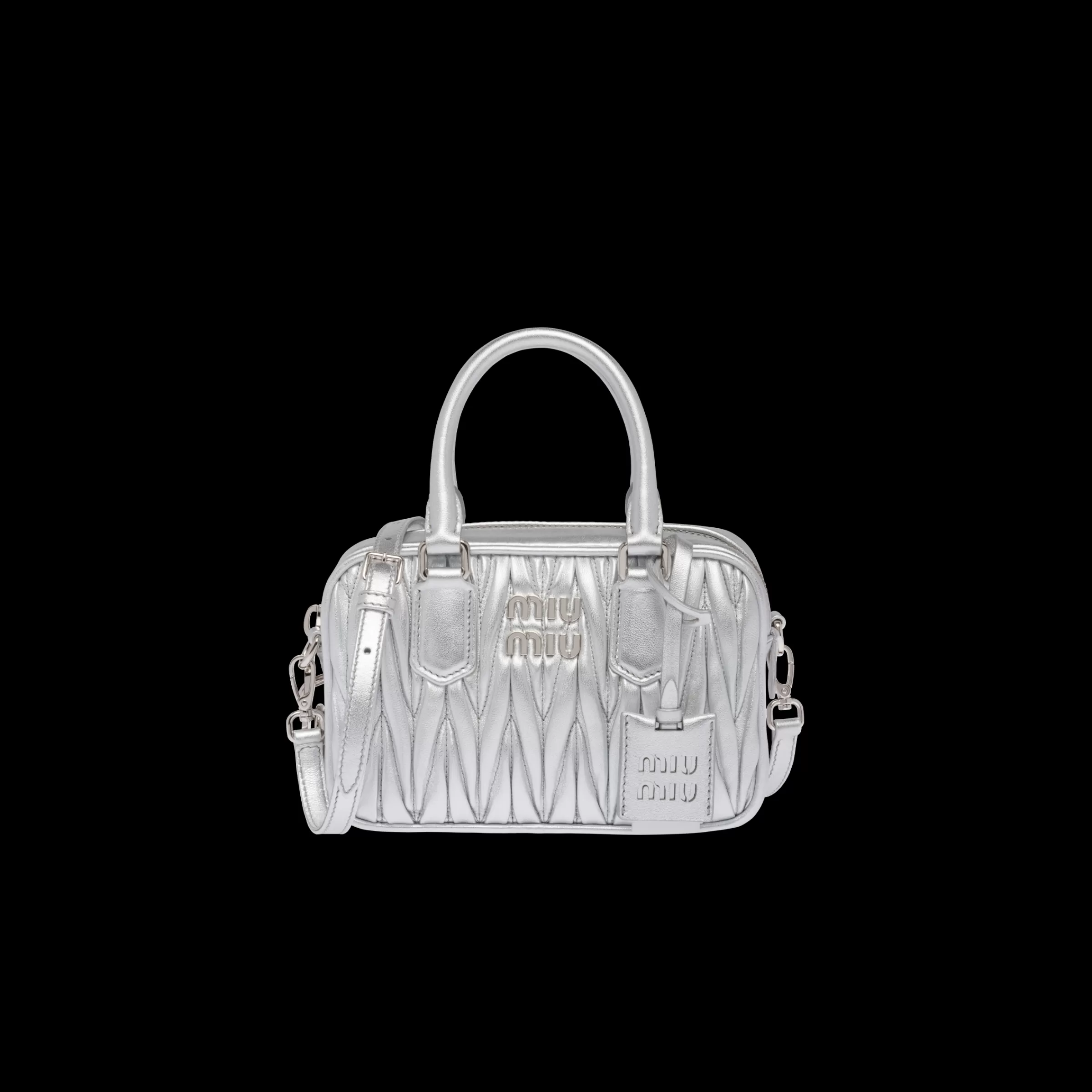 Miu Miu Arcadie Matelassé Nappa Leather Bag |