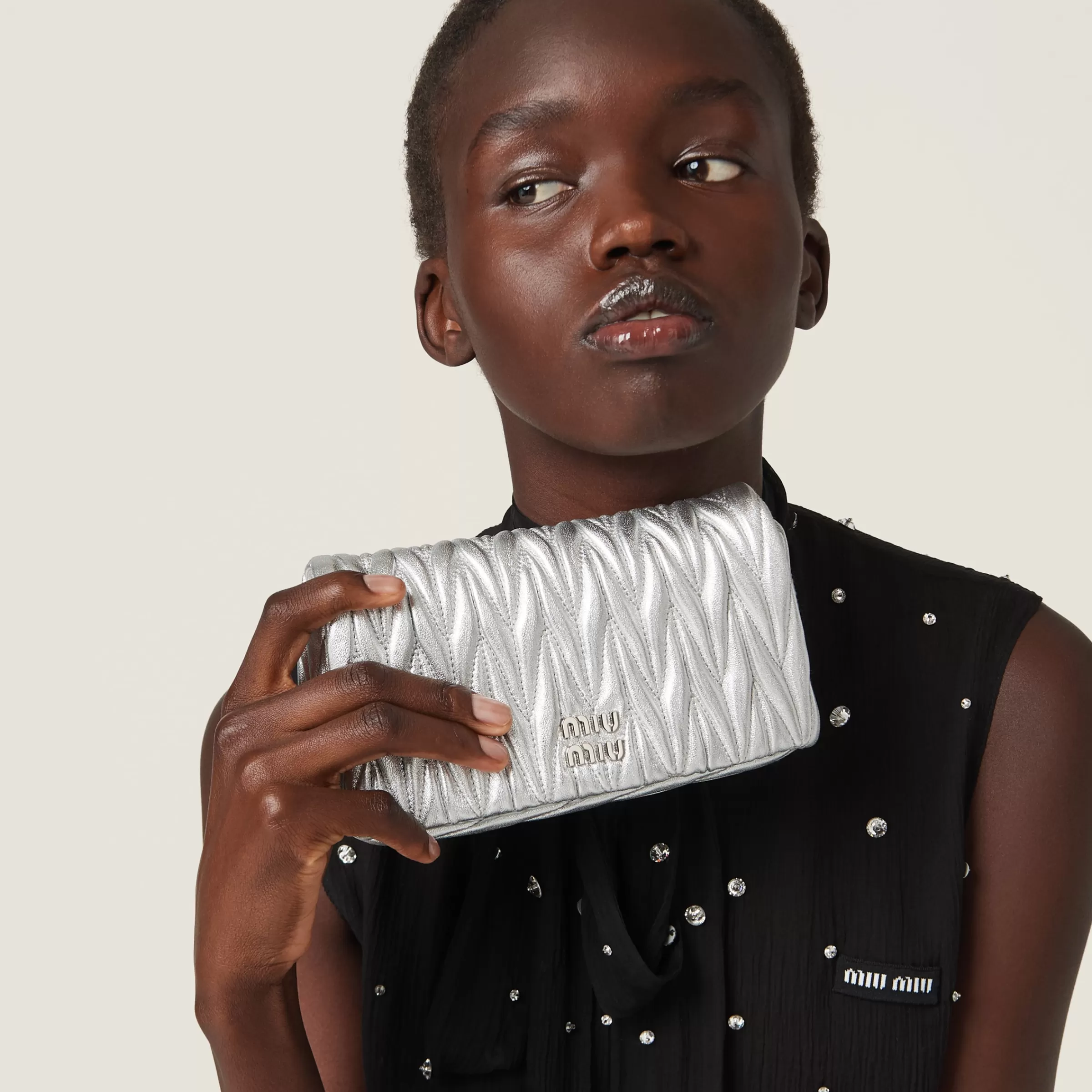 Miu Miu Matelassé Nappa Leather Mini-bag |
