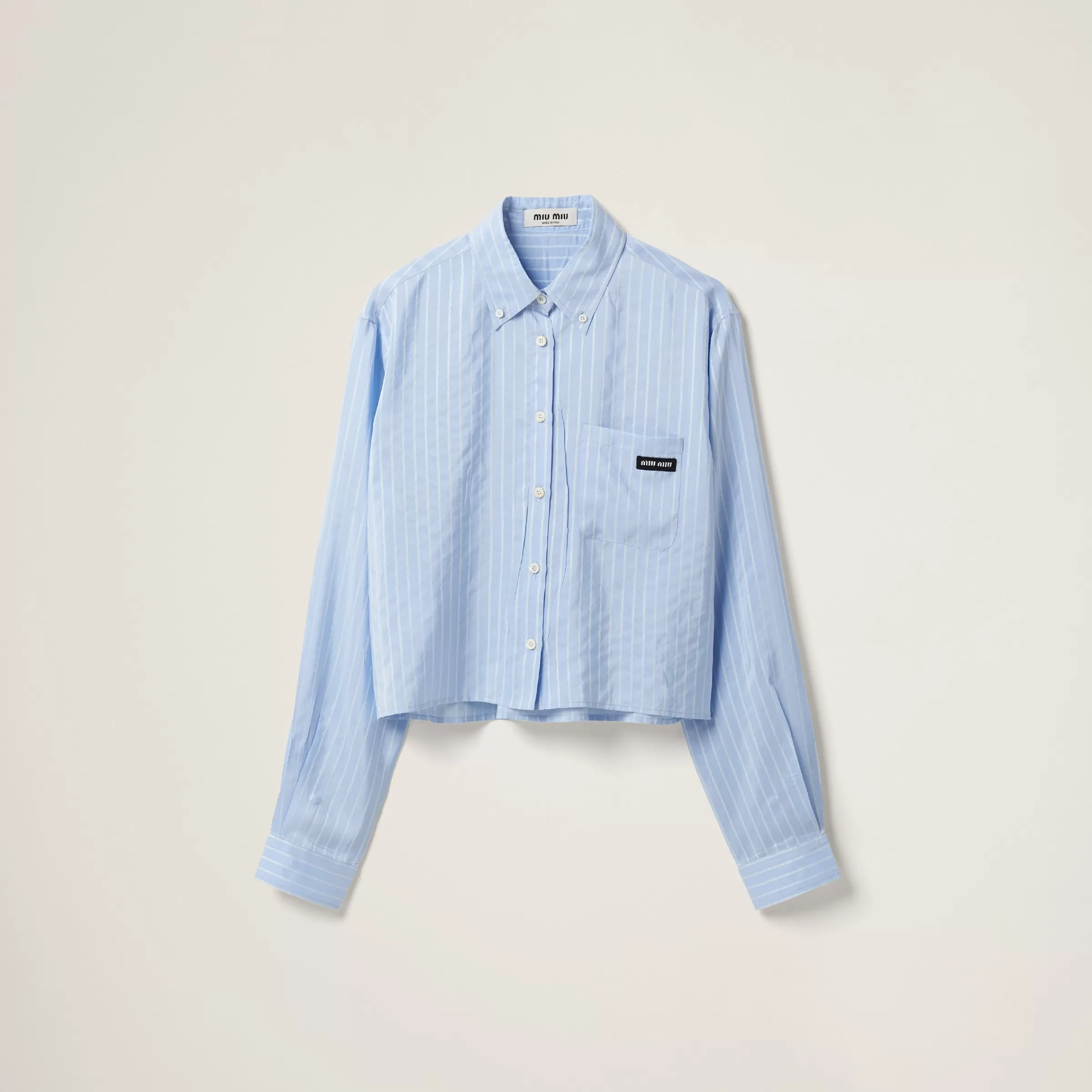 Miu Miu Pongé Shirt |