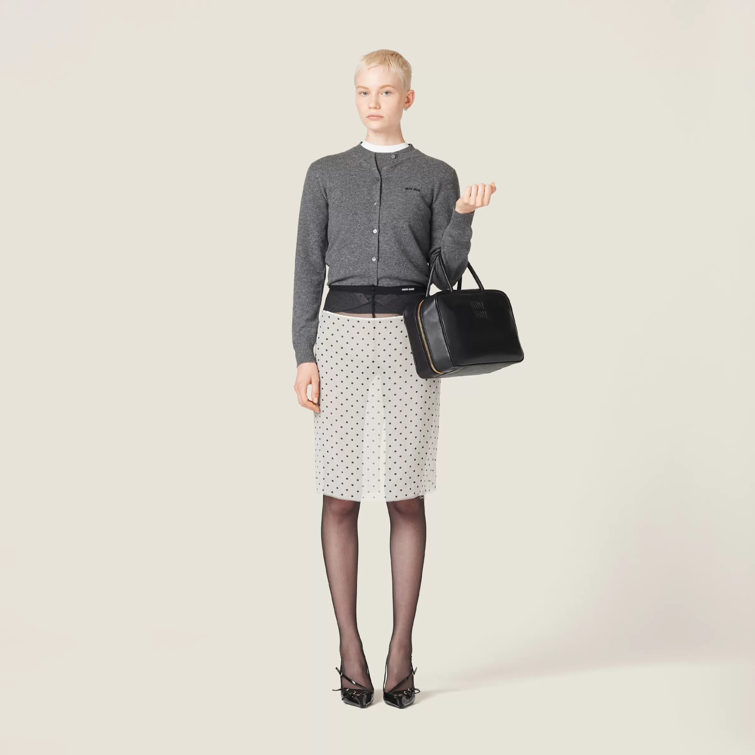 Miu Miu Cashmere Knit Cardigan |