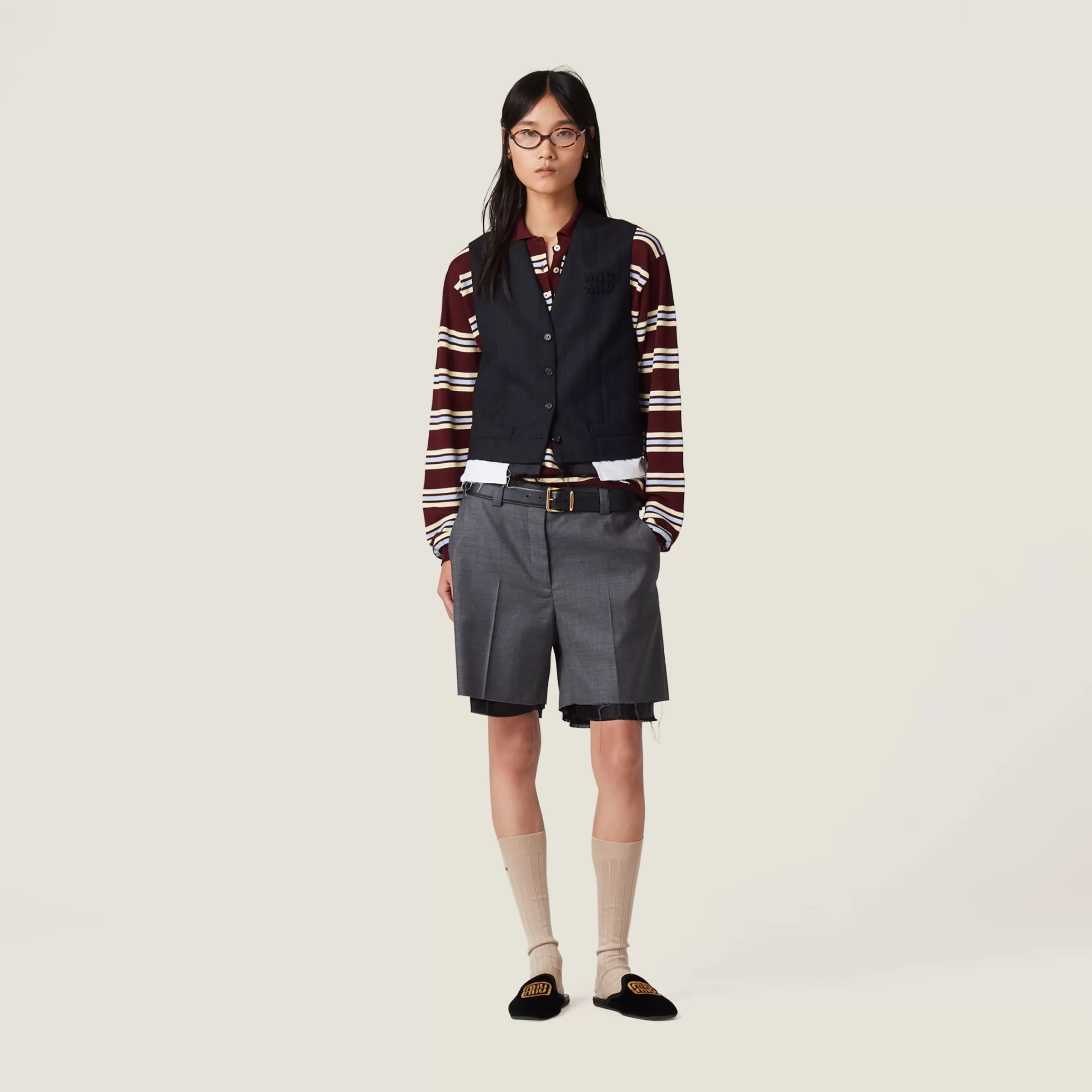 Miu Miu Grisaille Bermudas |