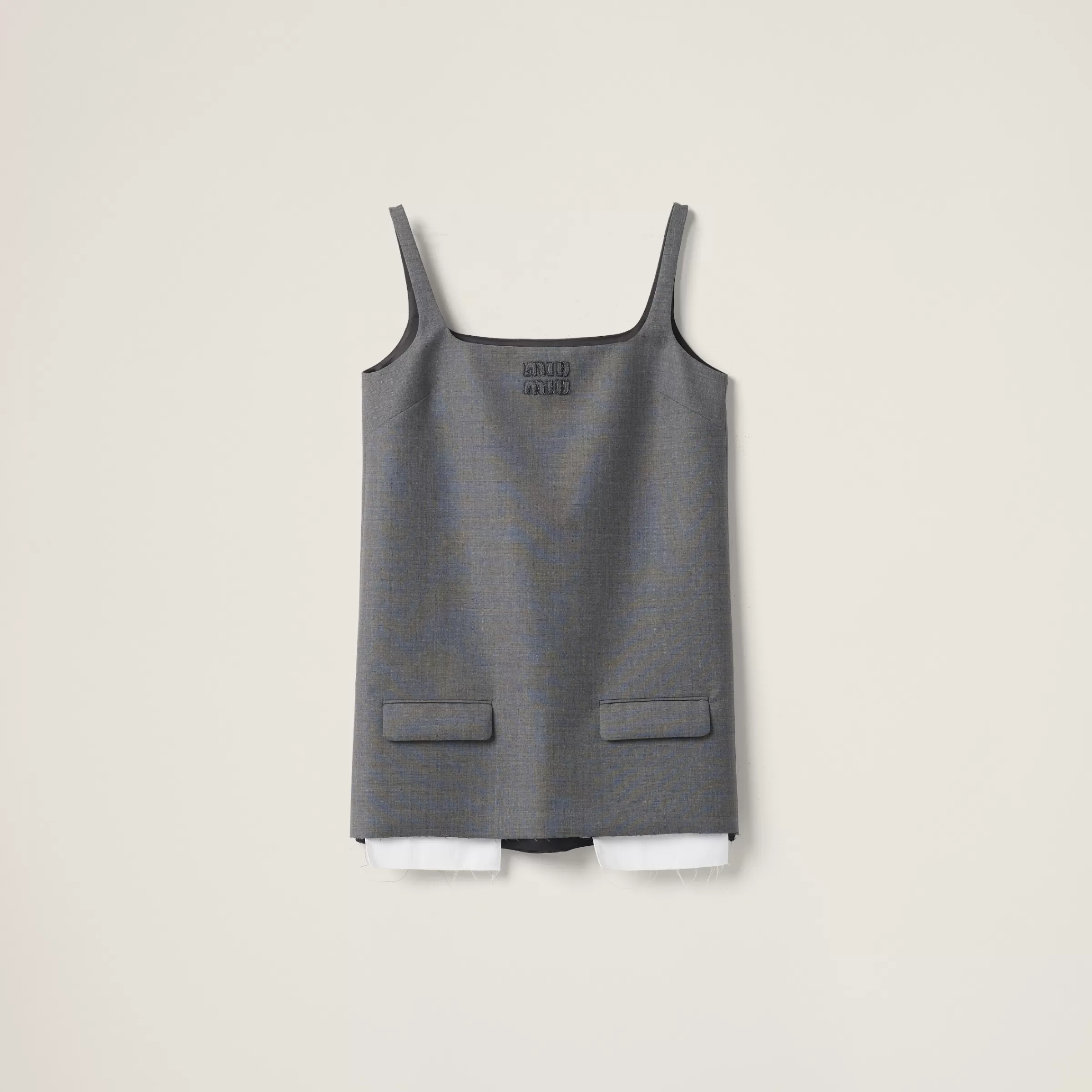 Miu Miu Grisaille Mini-dress |